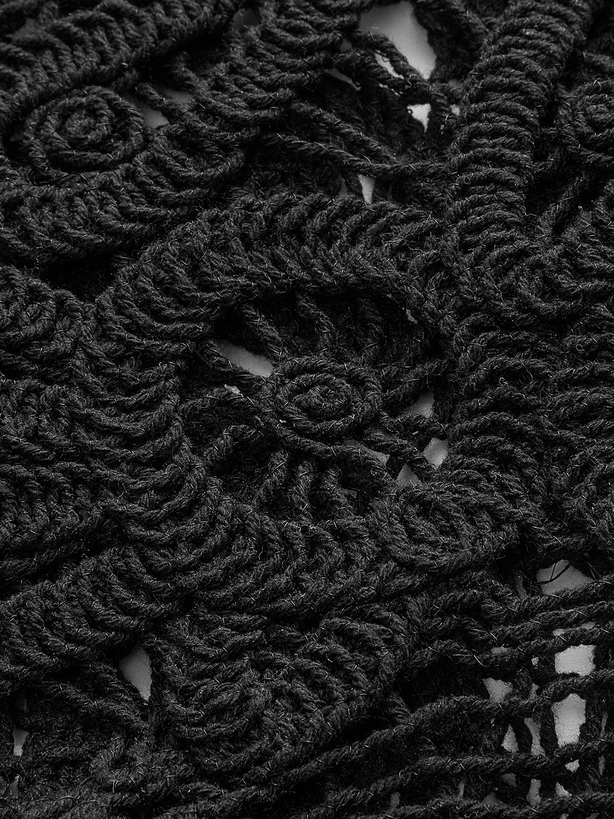 Crochet Sweater Top Handmade Lightweight Breathable Design