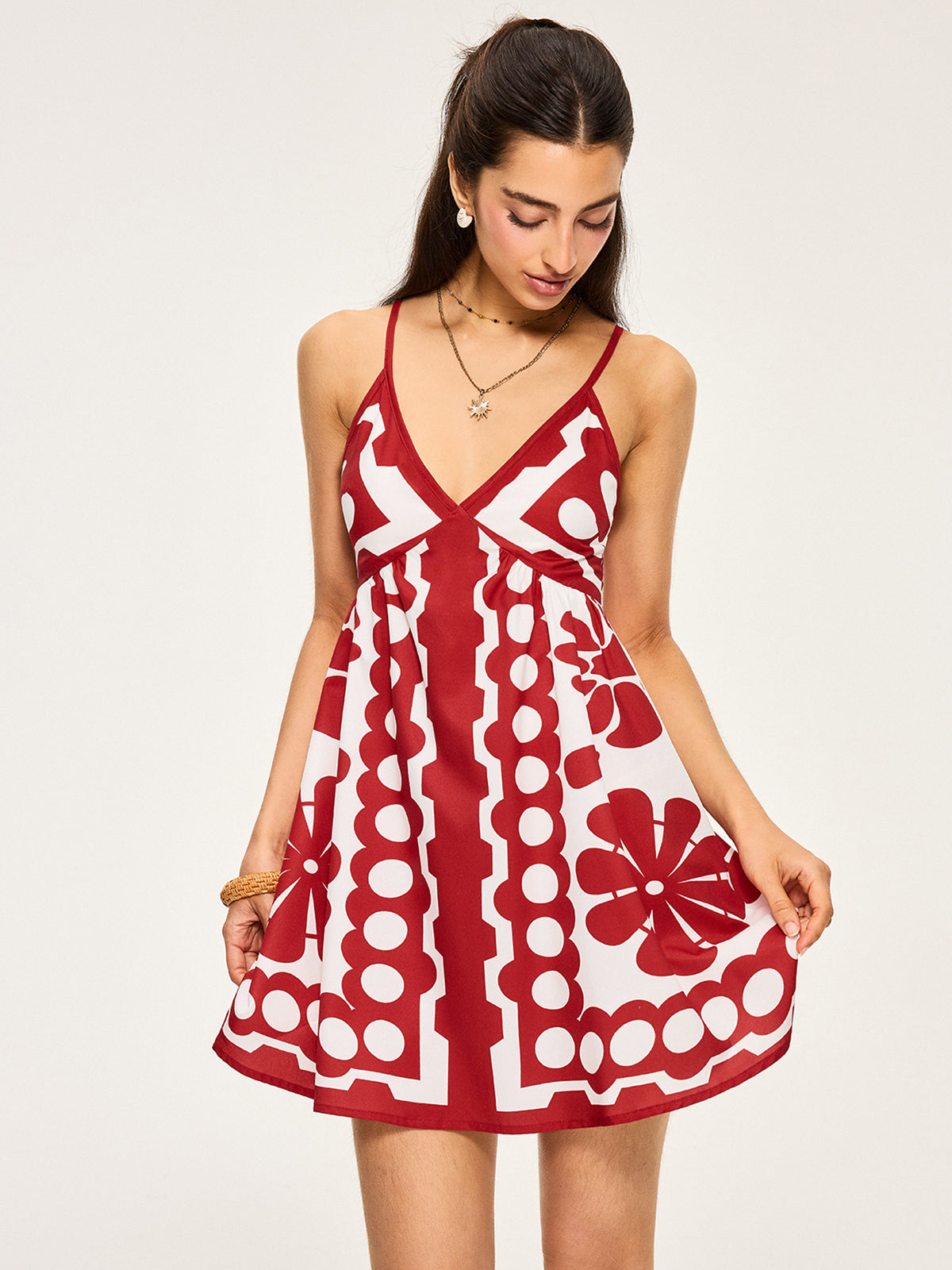 Floral Print Spaghetti Strap Dress: Summer Women's Maxi Beach Sundress