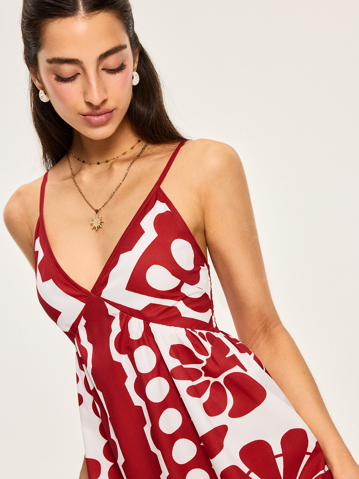 Floral Print Spaghetti Strap Dress: Summer Women's Maxi Beach Sundress
