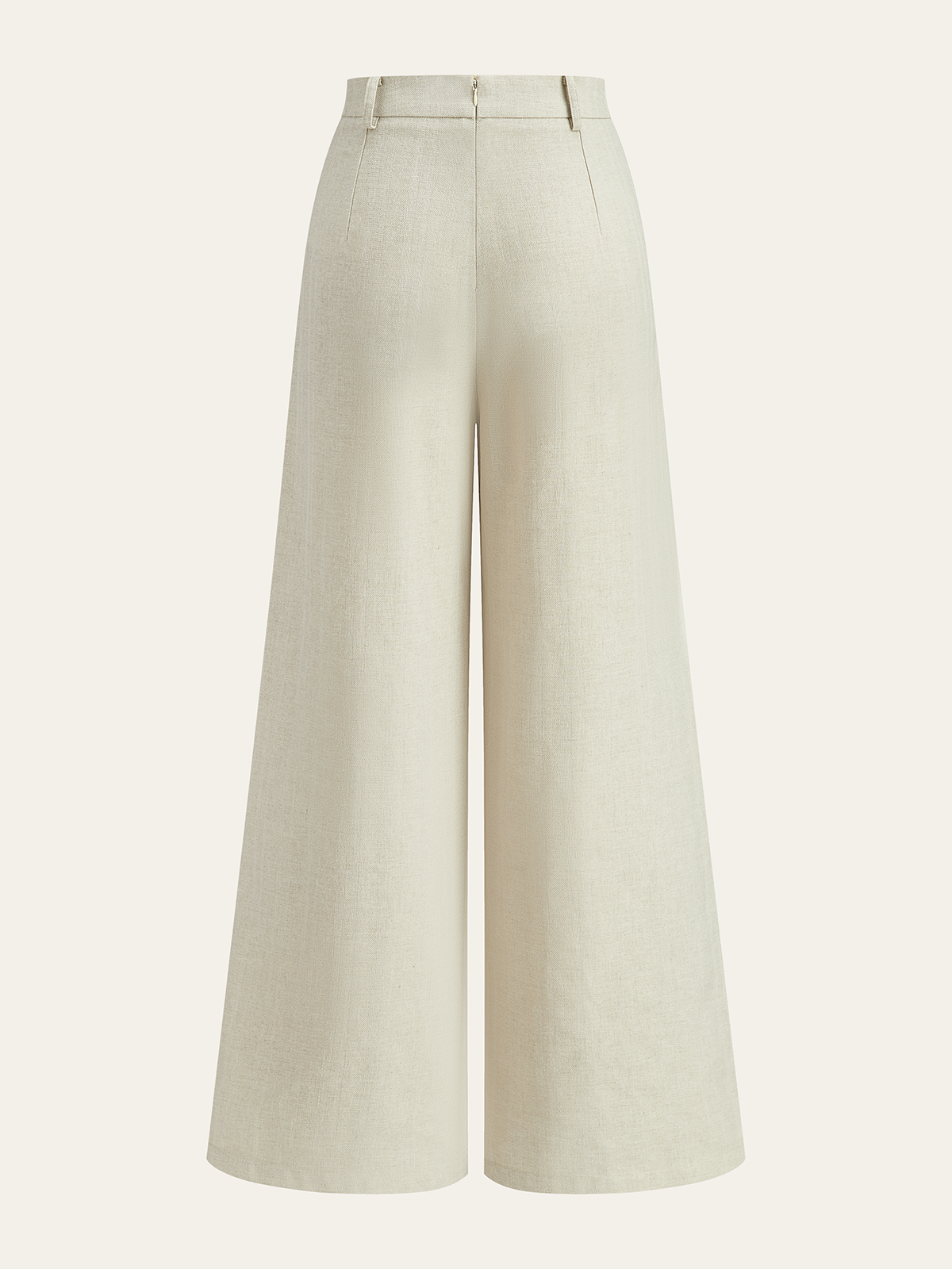 Linen Blend Wide-Leg Pants, Comfortable Lightweight Summer Fashion