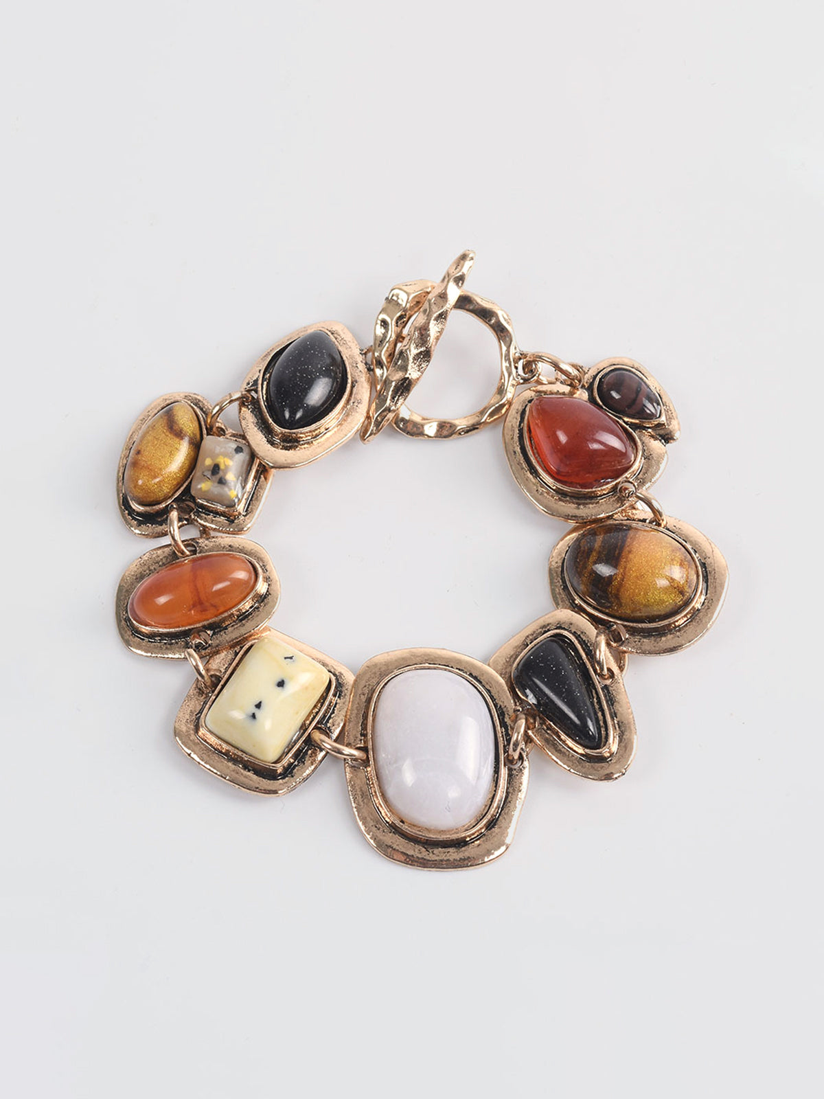 Boheme Geometric Stones Bracelet Handmade Adjustable Jewelry