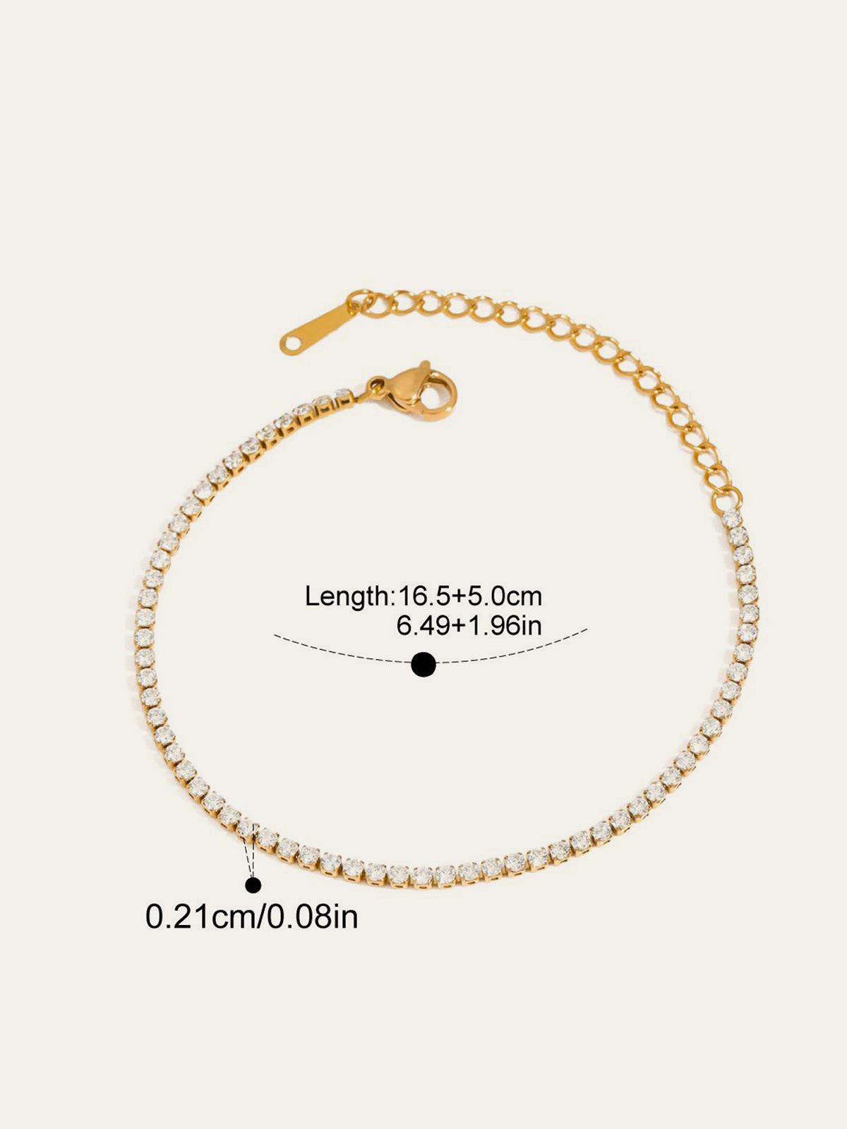 Multi-Style Crystal Embellishments Bracelet for Women, Adjustable Jewelry Piece