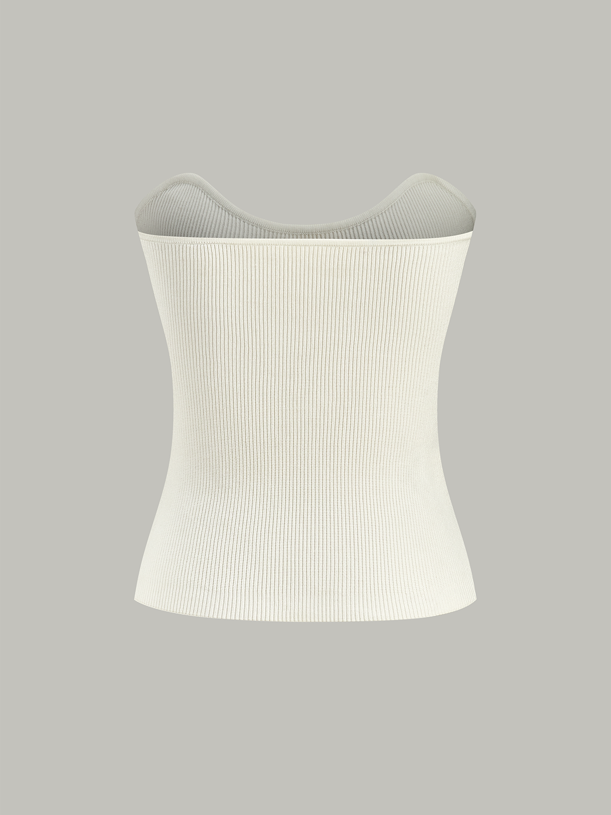 Metal Cut-Out Knit Sweater Vest for Layering and Fashion Styling