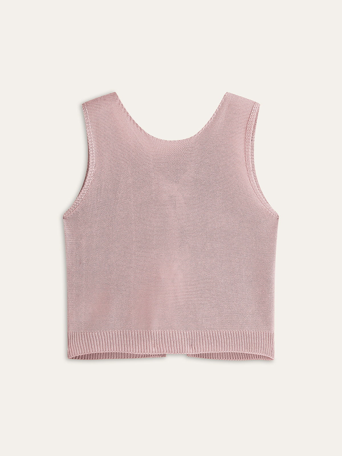 Bow Tie Knit Top Comfort Fit Casual Style Pullover