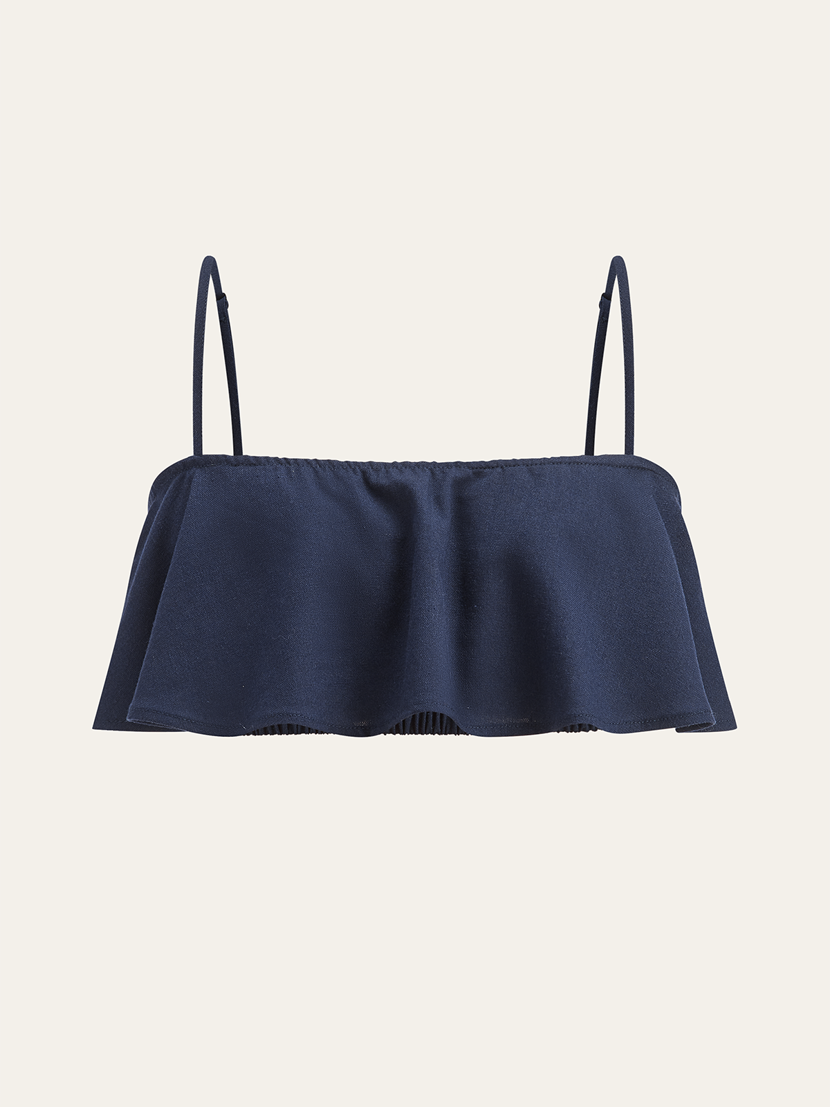 Ruffled Cami Top and Wide-Leg Pants Set for Summer Casual Wear