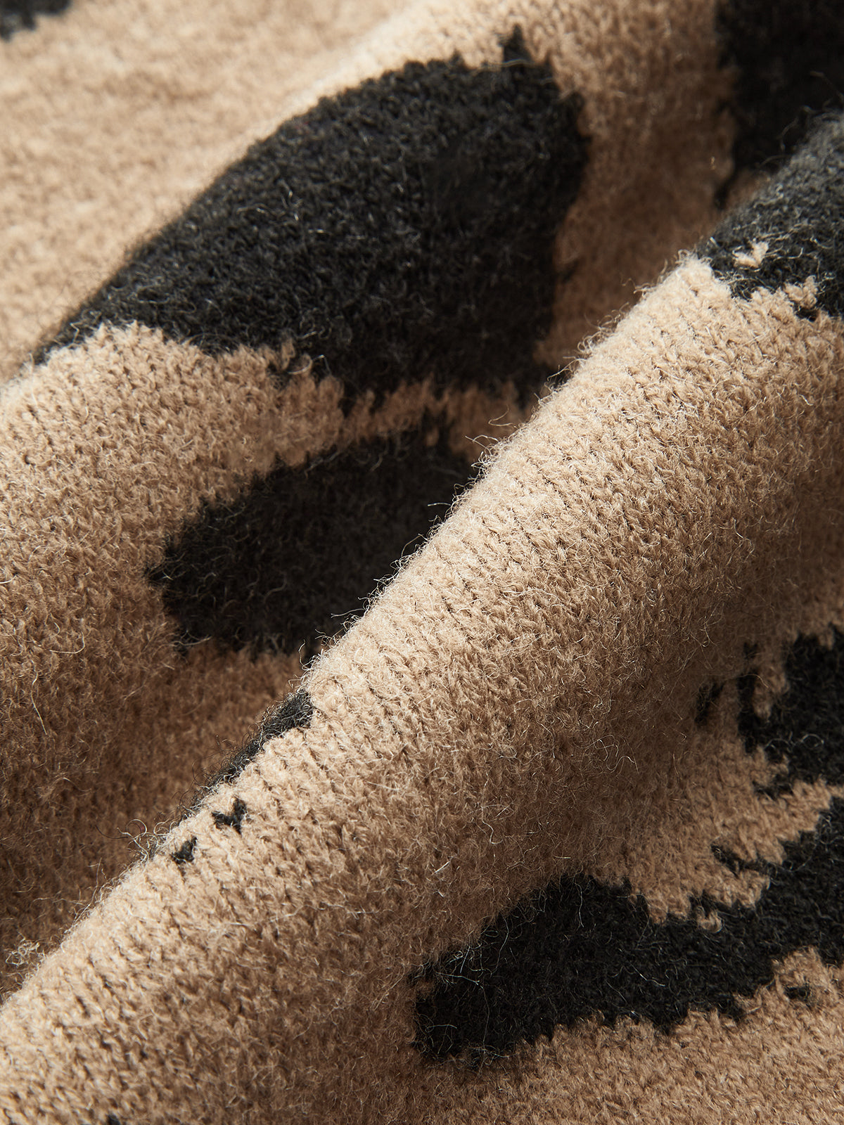 Leopard Print Cardigan Cozy Casual Lightweight Knitwear