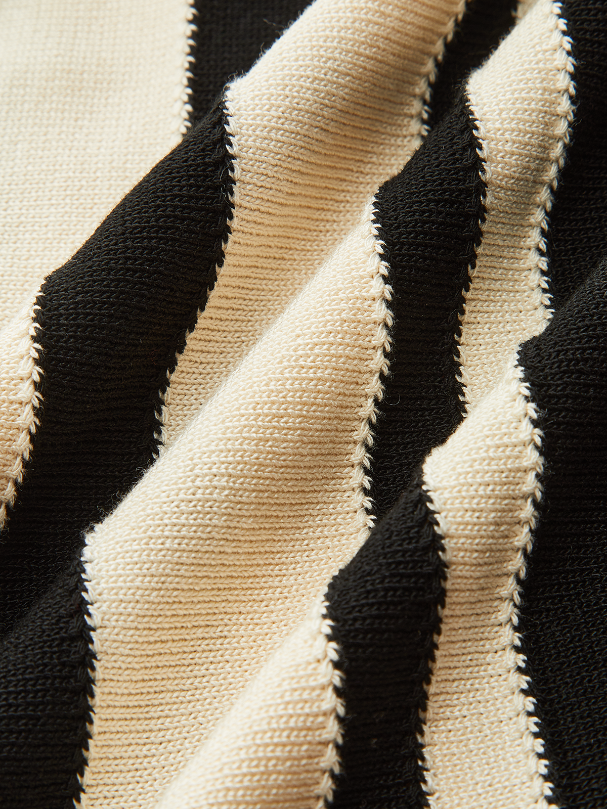 Striped Knit High-Waist Pants for Women, Comfortable Loungewear