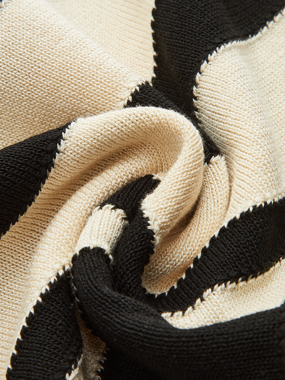 Striped Knit High-Waist Pants for Women, Comfortable Loungewear