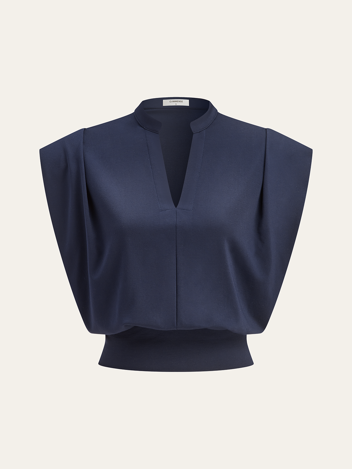 V-Neck Batwing Sleeve Top for Women Casual Loose Fit