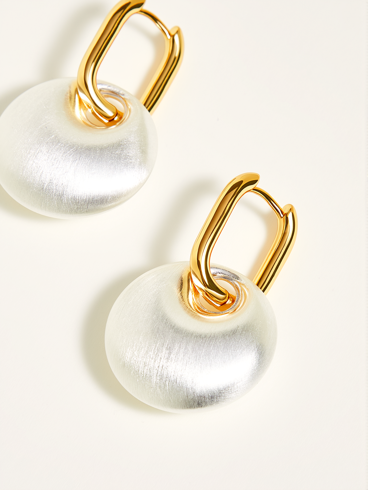 Matte Pearl Drop Earrings Elegant Bridal Jewelry Fashion