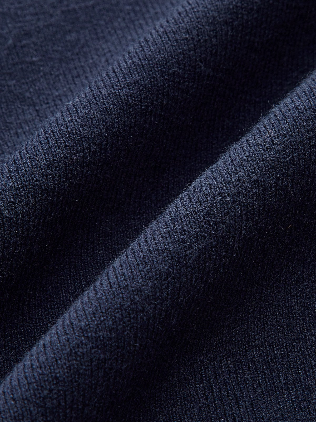 Denim Collar V-Neck Sweater for Casual Layering Comfort