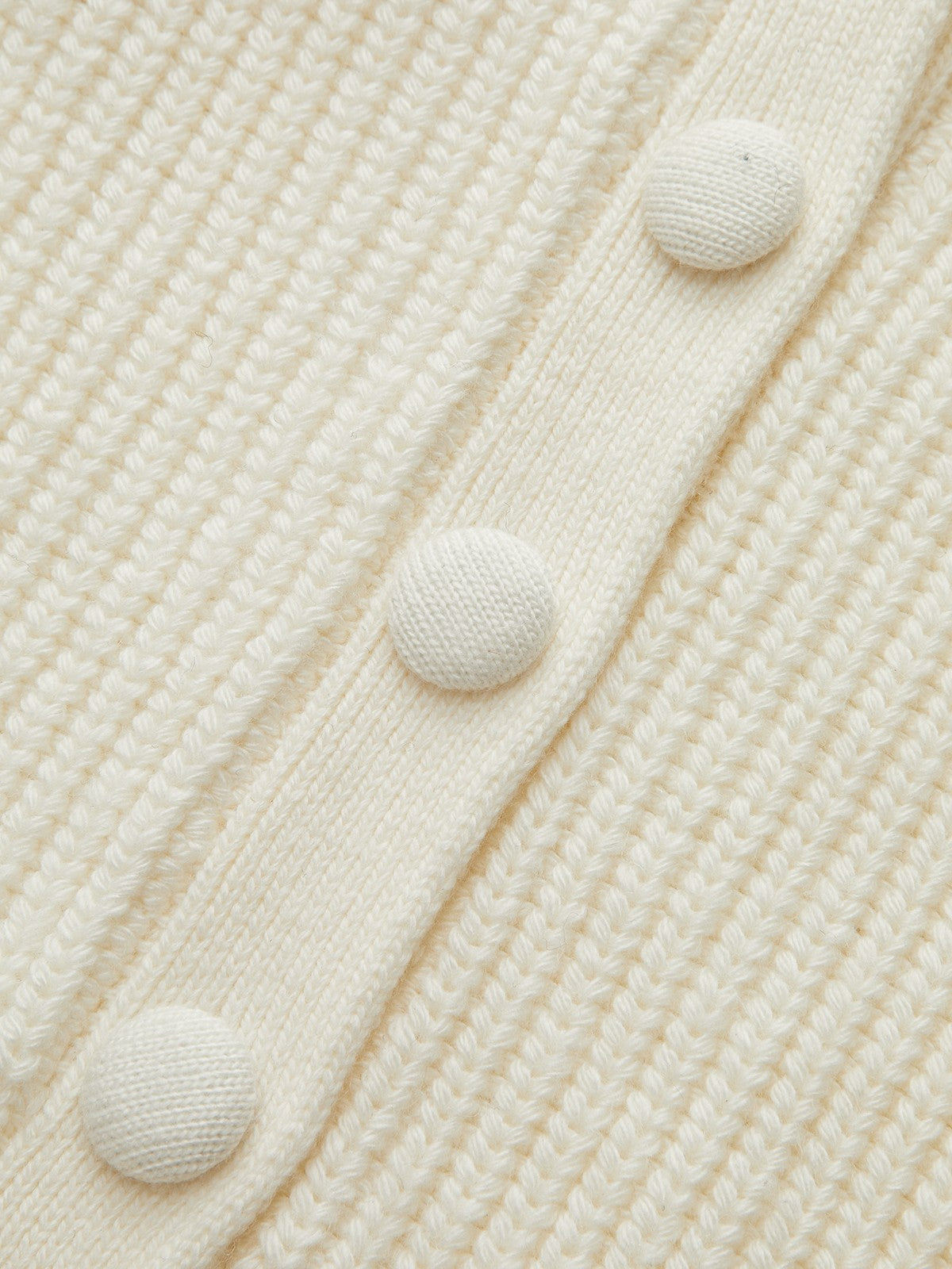 V-Neck Button Wool Blend Cable Knit Cardigan for Men, Cozy Winter Wear