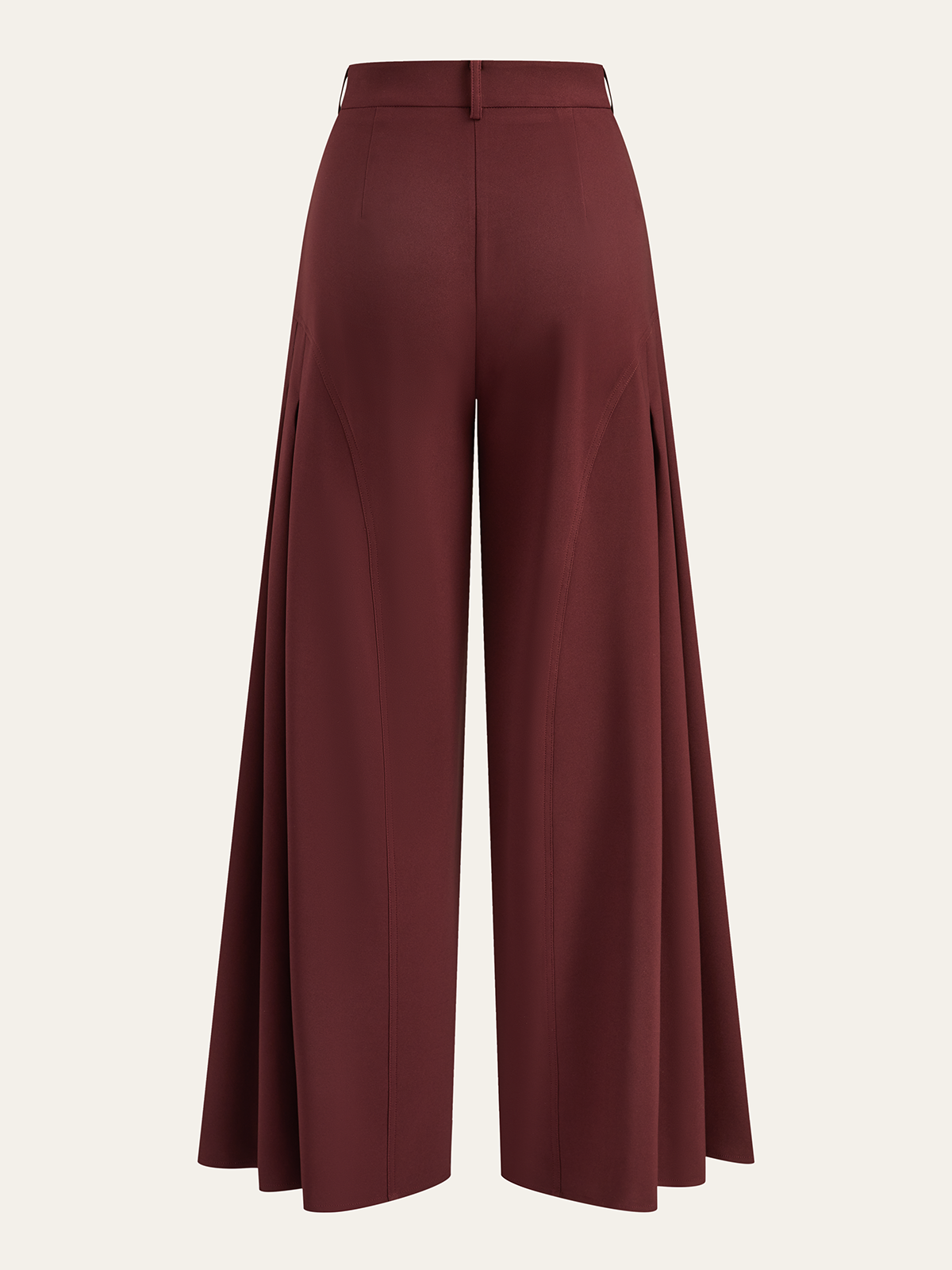 Wide-Leg Pleated Pants for Women High Waist Style Comfort