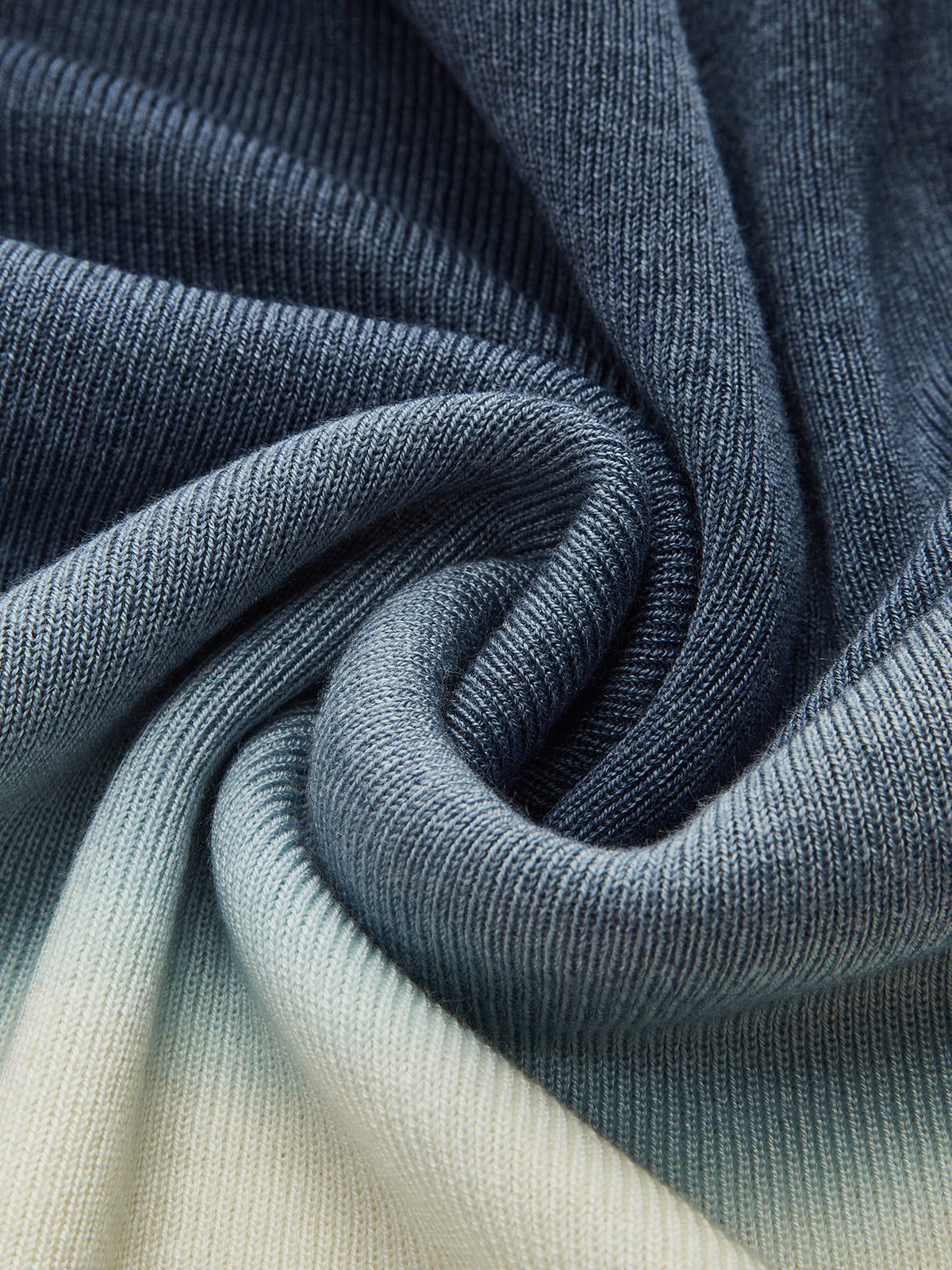 Wool-Blend Ombre Slim Knit Top for Women Comfort Fit