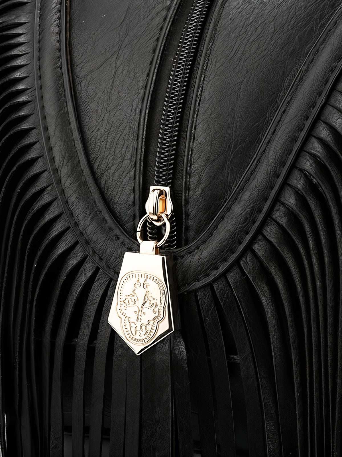 Fringe Handle Handbag with Stylish Boho Design