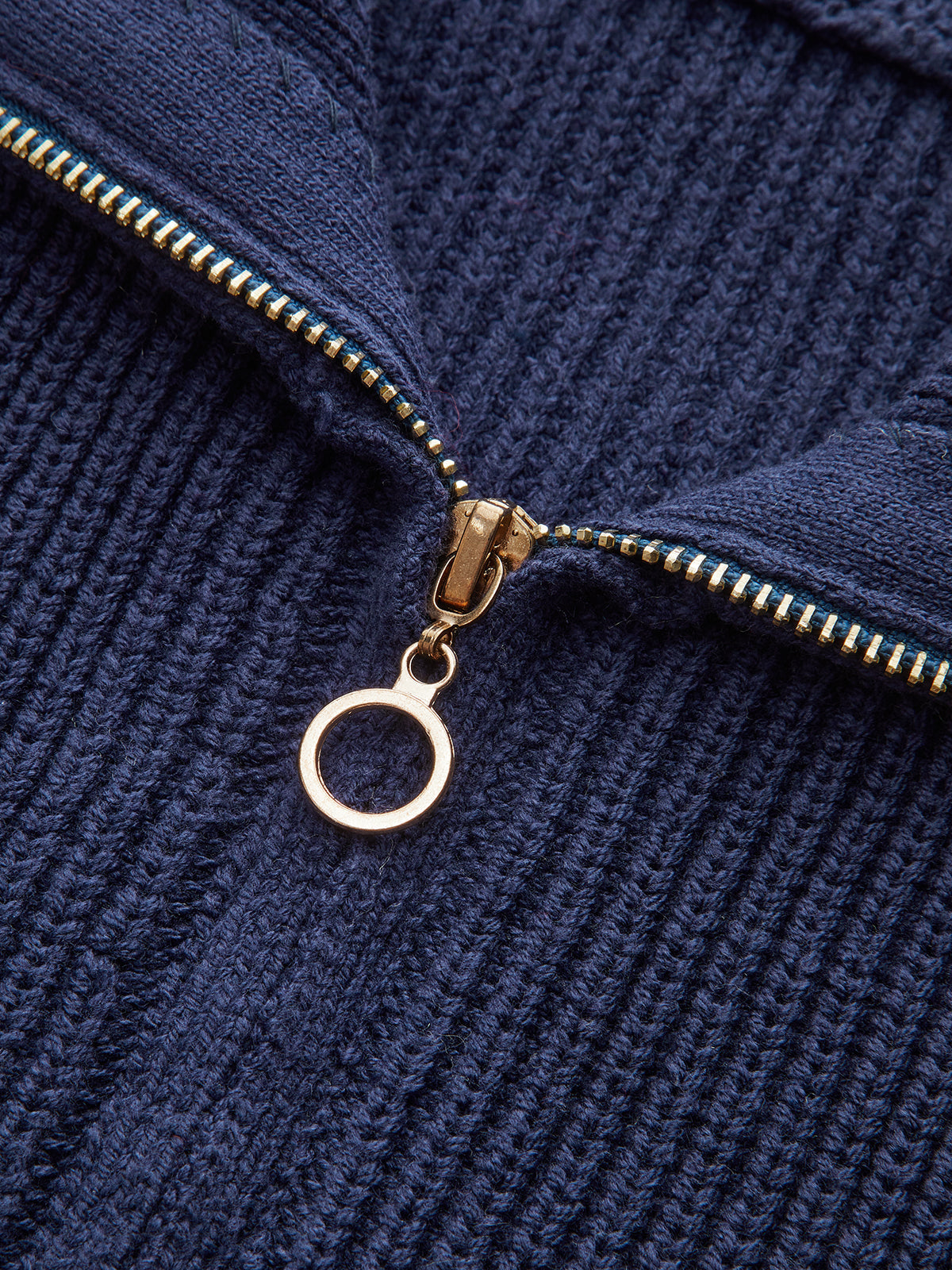Zip Collared Knit Vest with Stitch Detailing, Perfect for Layering, Unisex Styling