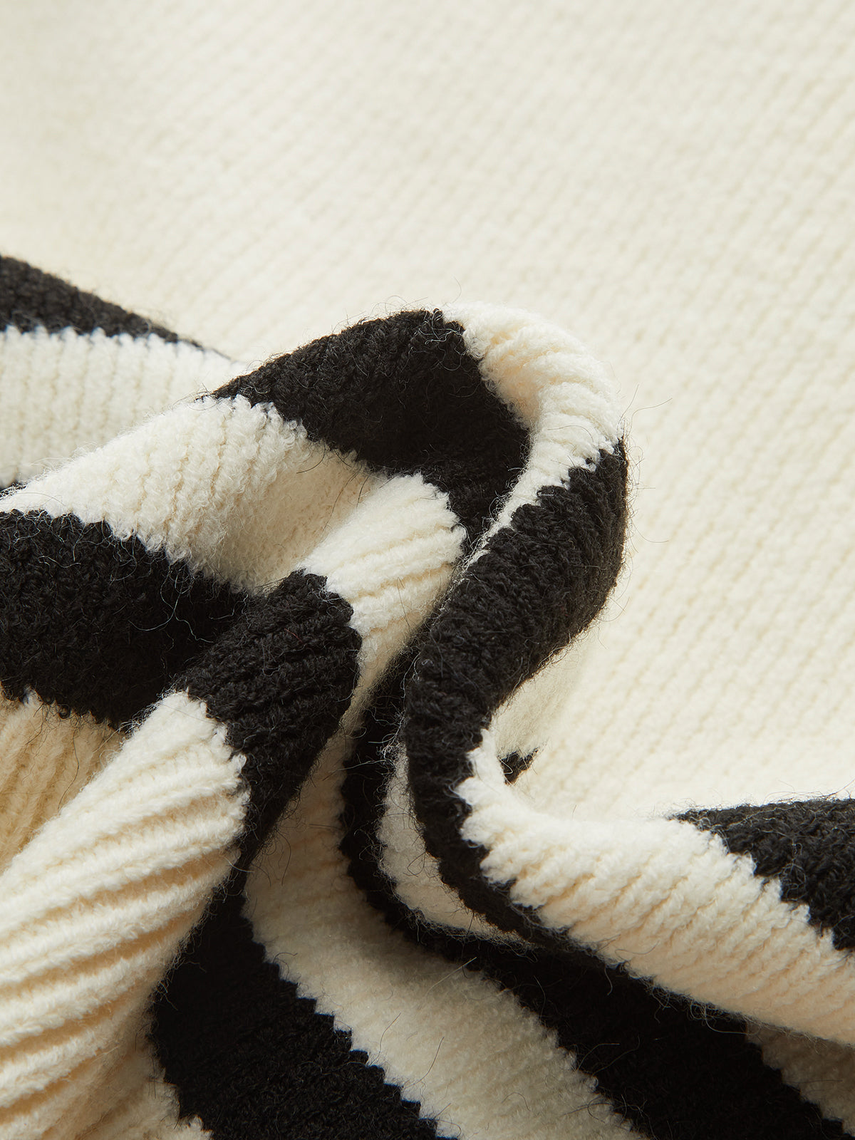 Cropped Stripe Sweater Vest for Women Casual Spring Wear