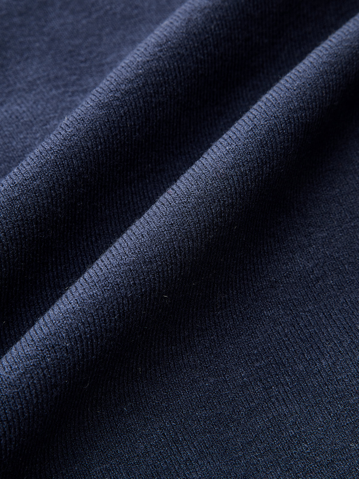 Sailor Collar Denim Trim Knit Outerwear for Women Casual Style