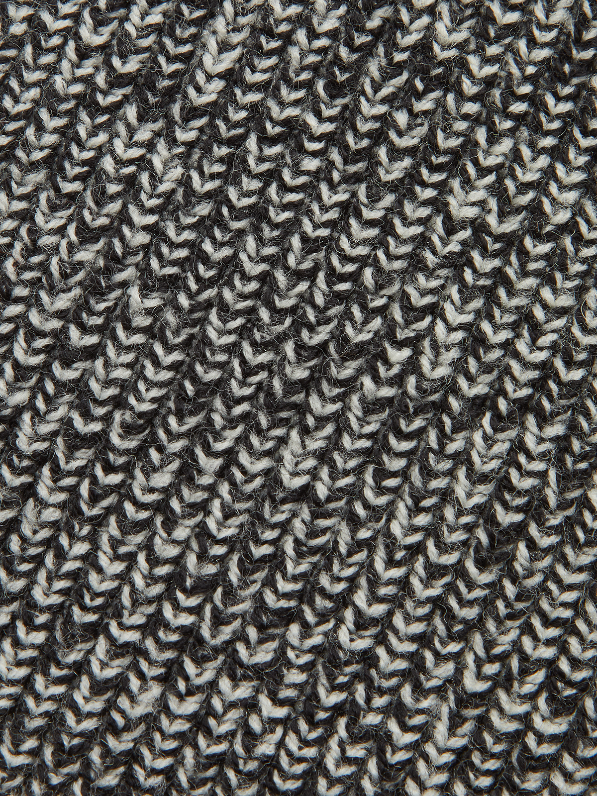 Checkered Wool Blend Polo Knit Top for Casual Wear