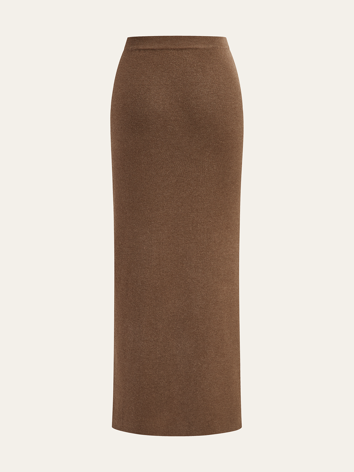Ruched Side Button Wool Blend Sweater Skirt - Elegant Winter Fashion Essentials