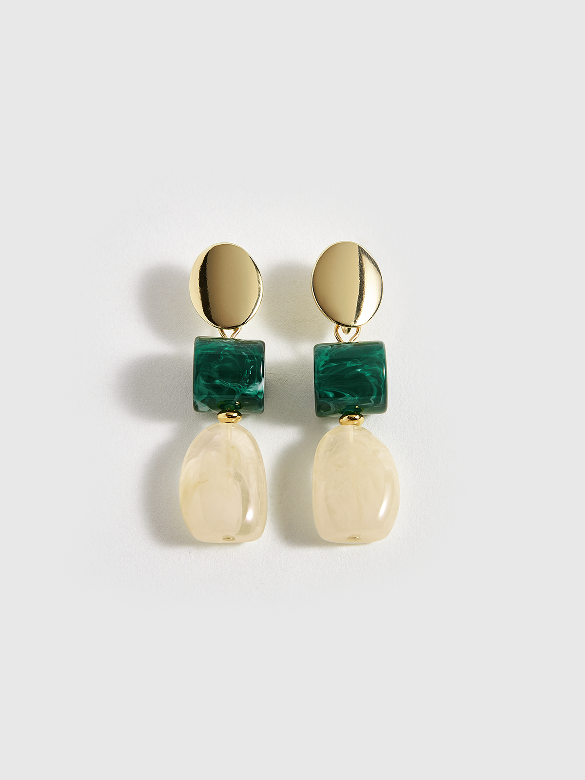 Geometric Drop Earrings Trendy Statement Fashion Accessory