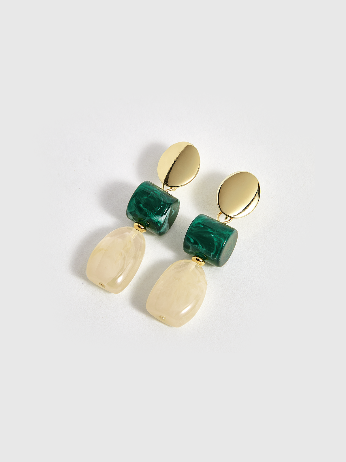 Geometric Drop Earrings Trendy Statement Fashion Accessory