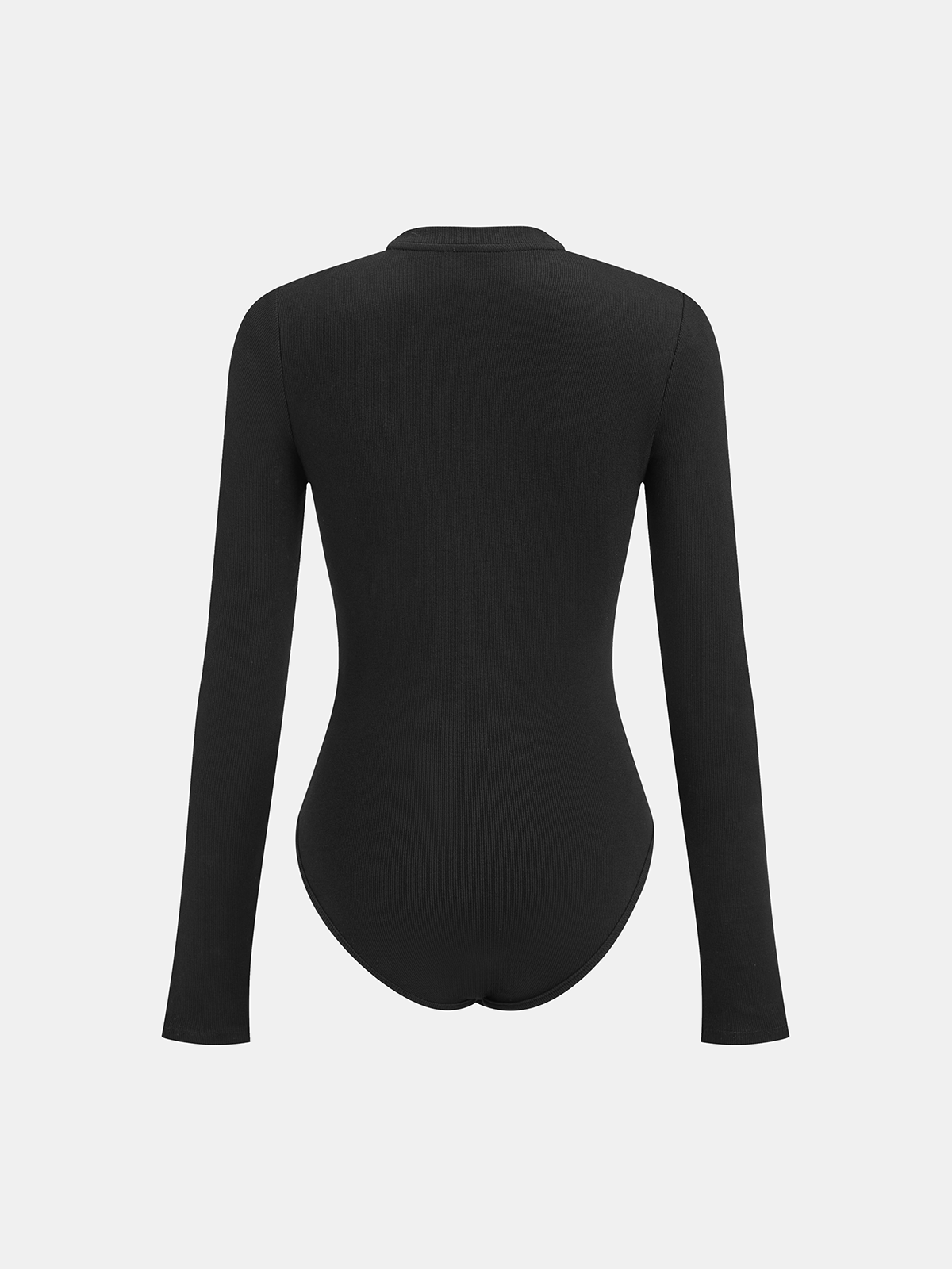 Ribbed Long Sleeve Bodysuit for Women Everyday Wear