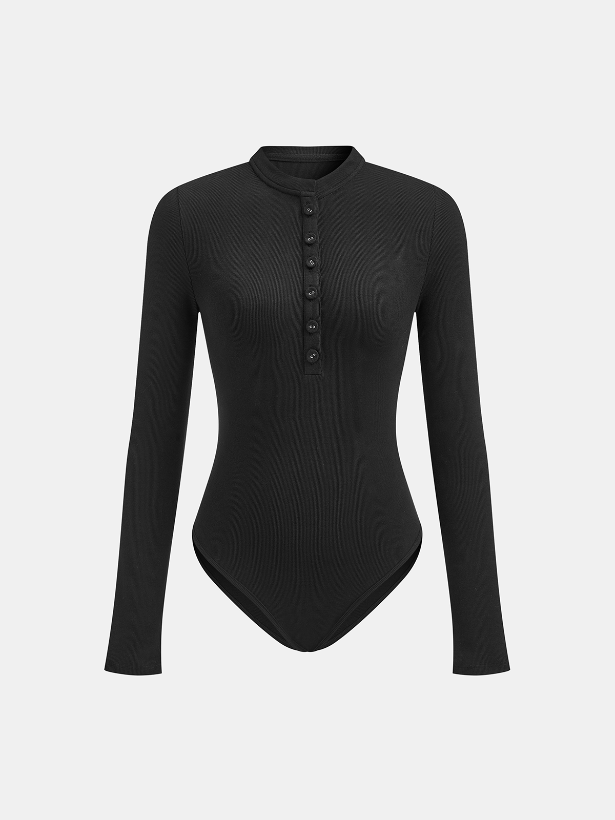 Ribbed Long Sleeve Bodysuit for Women Everyday Wear