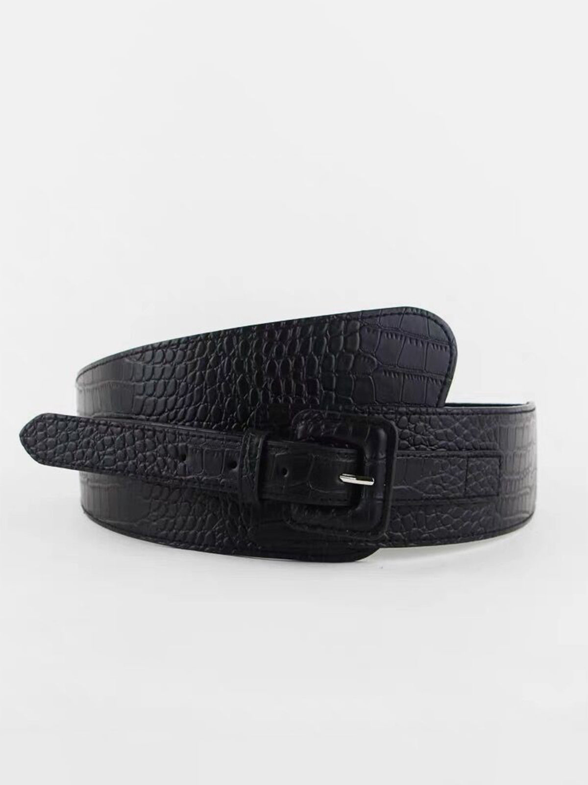 Snakeskin Leather Belt Genuine Luxury Designer Accessory