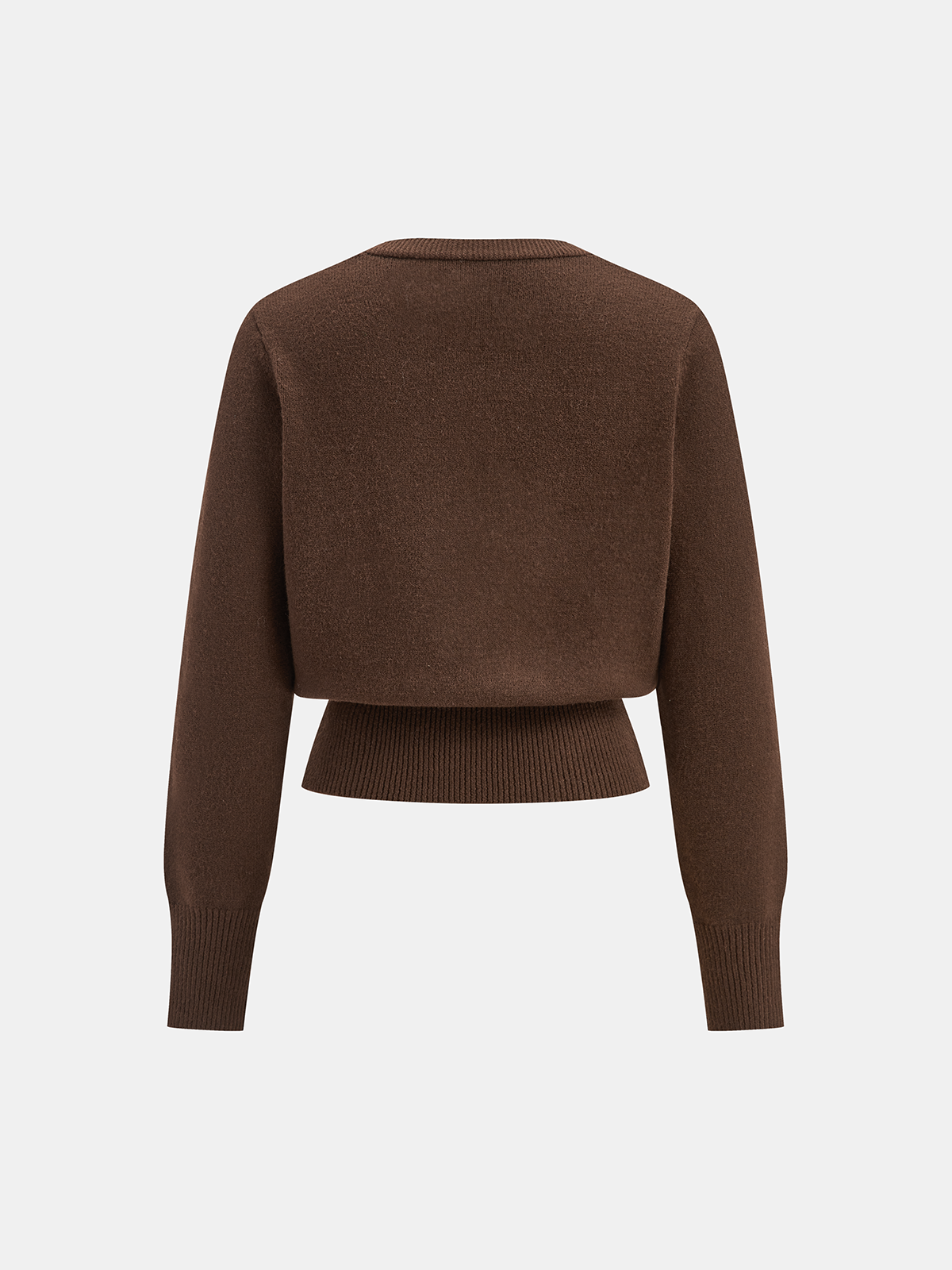 Asymmetric Button Front Cardigan Stylish Lightweight Women's Knitwear