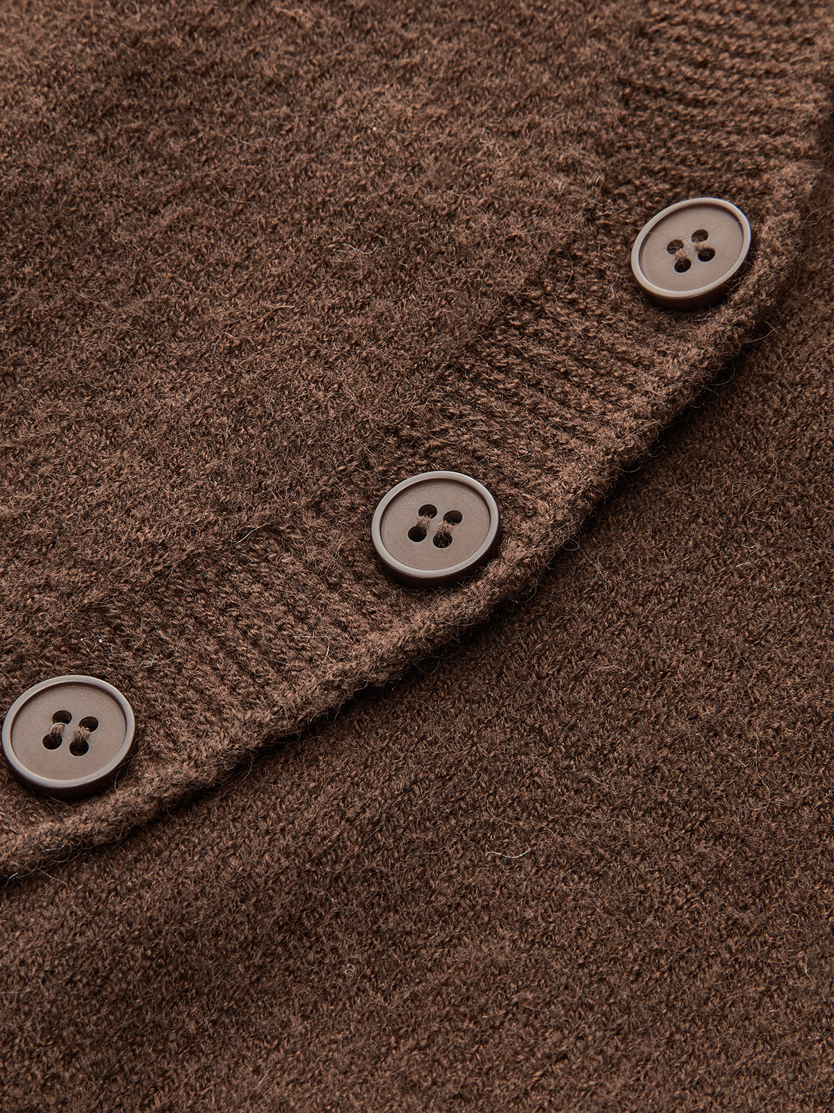 Asymmetric Button Front Cardigan Stylish Lightweight Women's Knitwear