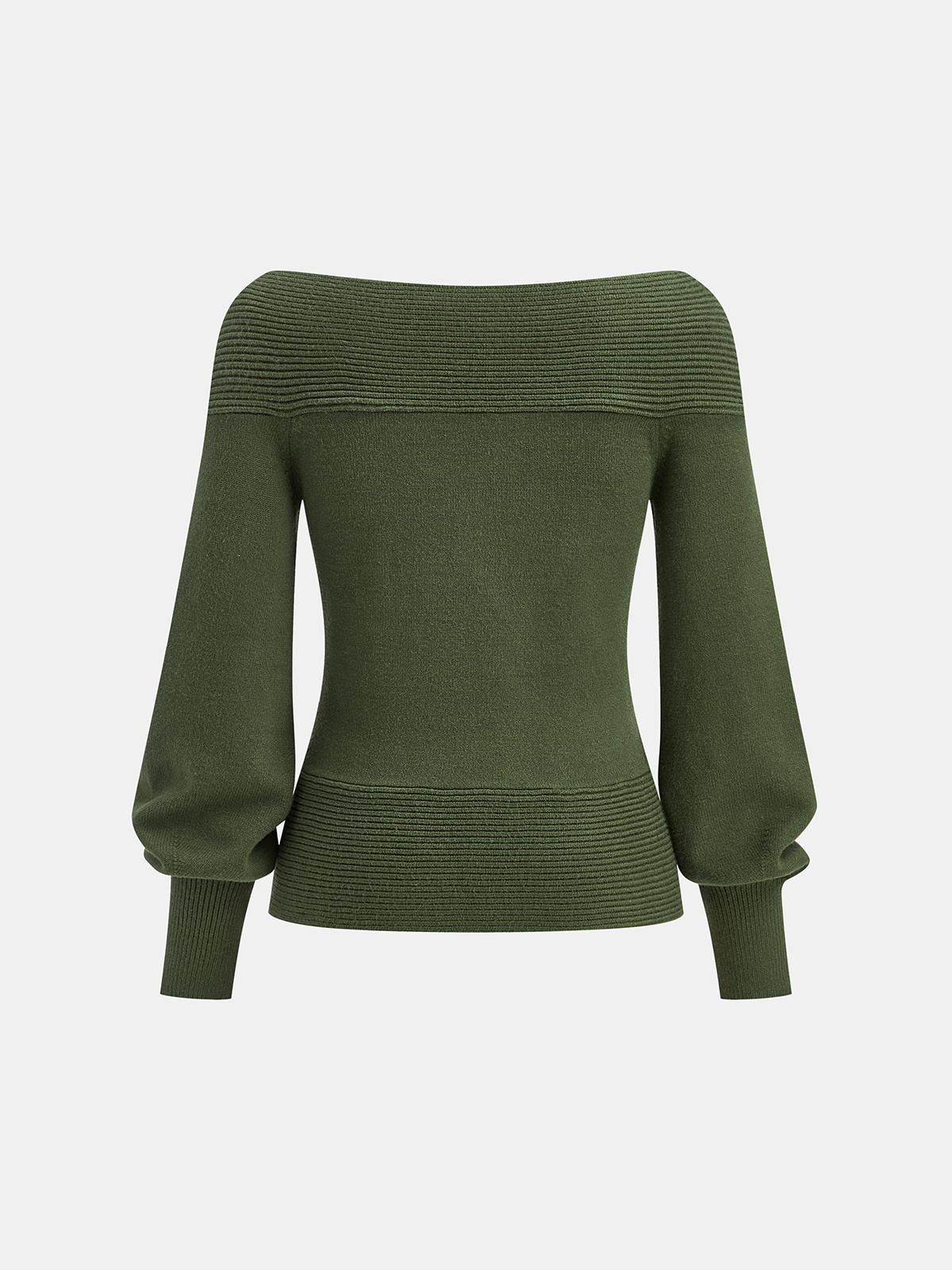 "Off-Shoulder Twist Knit Top Stylish Casual Women's Wear"