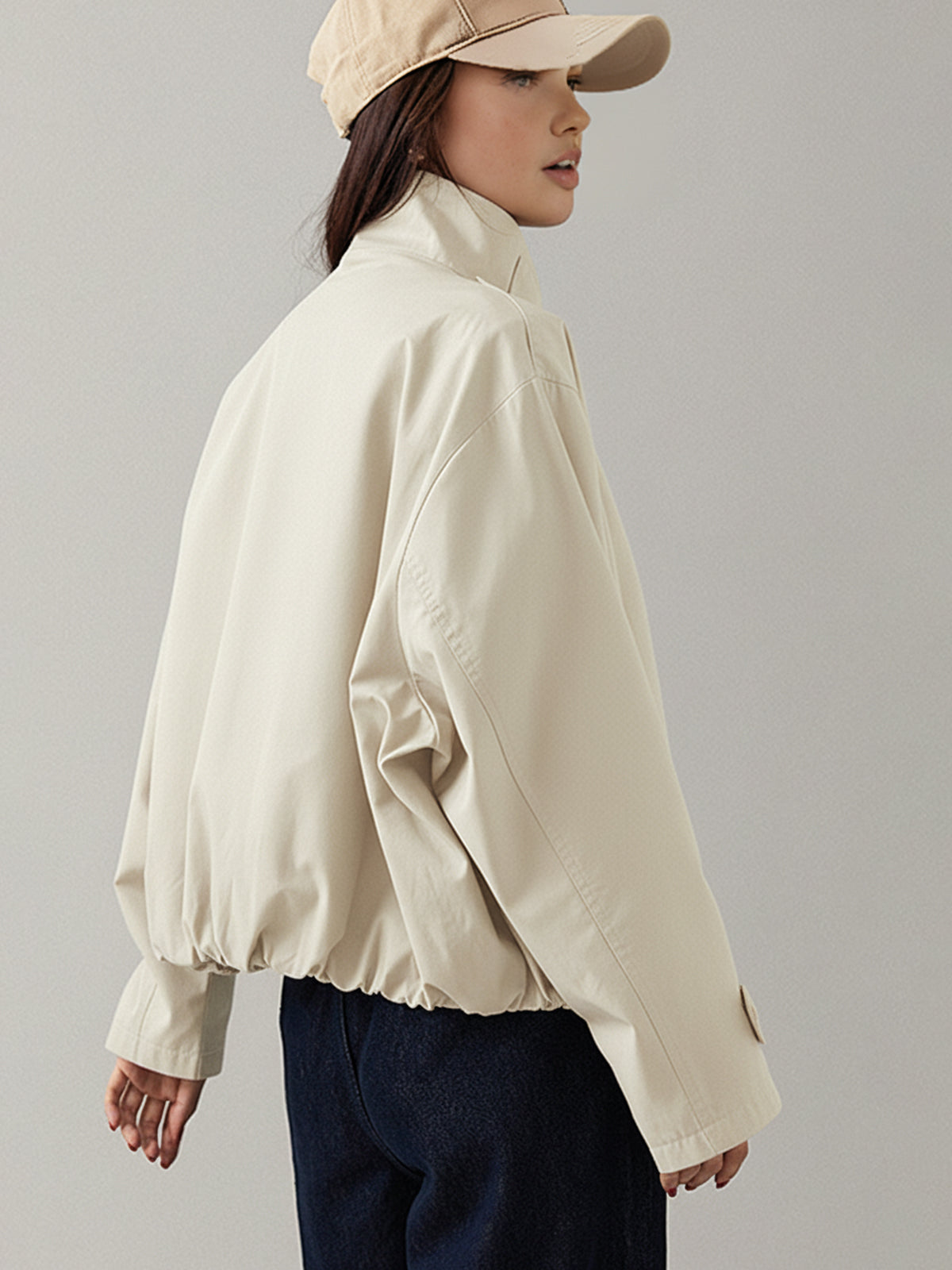 Vintage Loose Trench Coat Classic Style Long Outerwear