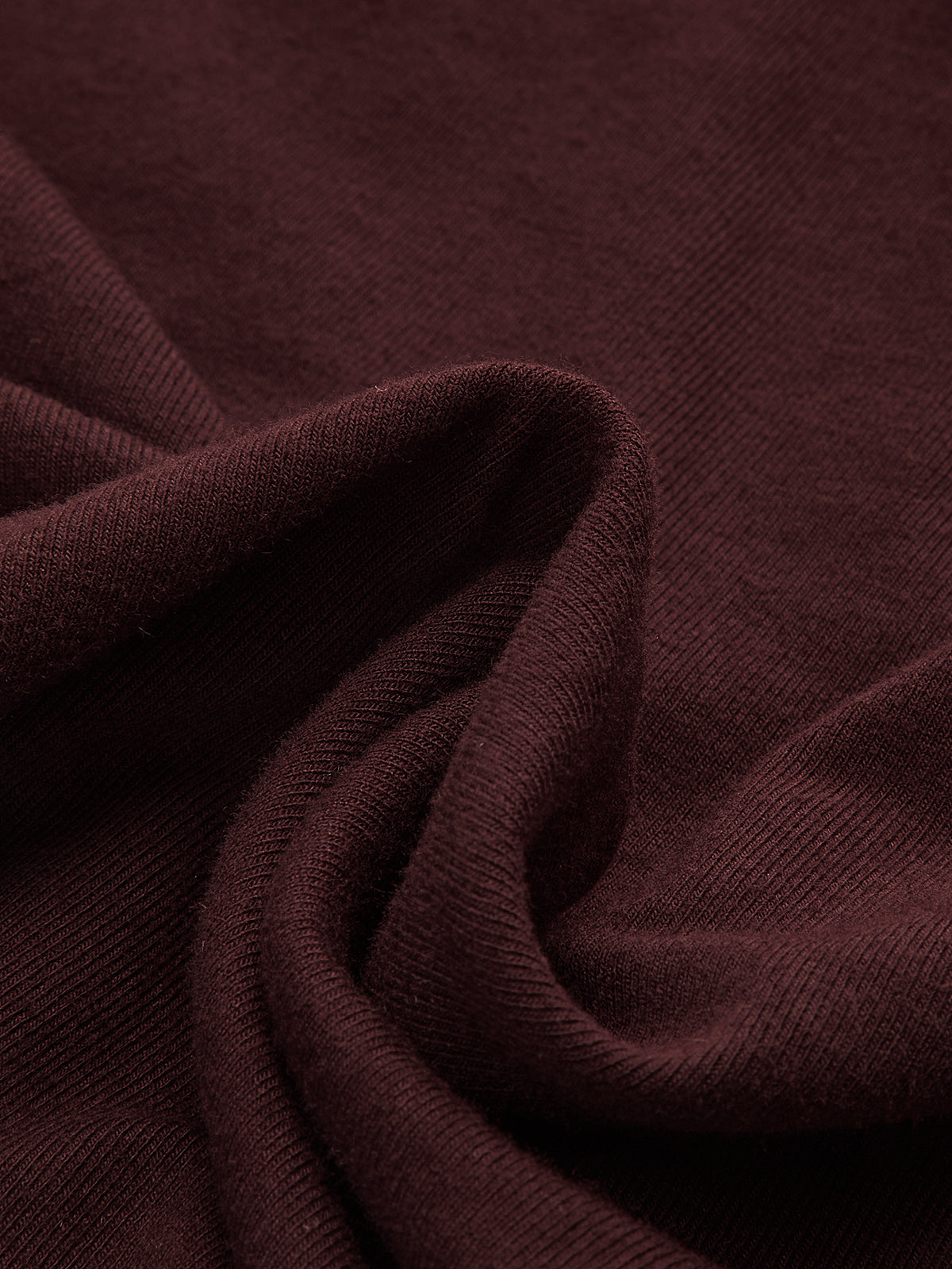 Seam Detail Mock Neck Long-Sleeve T-Shirt for Casual Wear