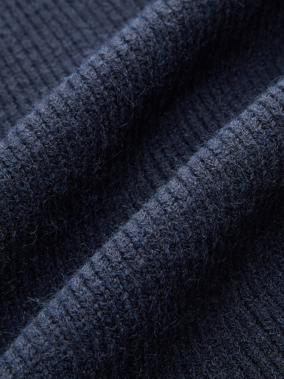 Leg-Of-Mutton Sleeve Denim Panel Knit Cardigan Stylish Women's Outerwear