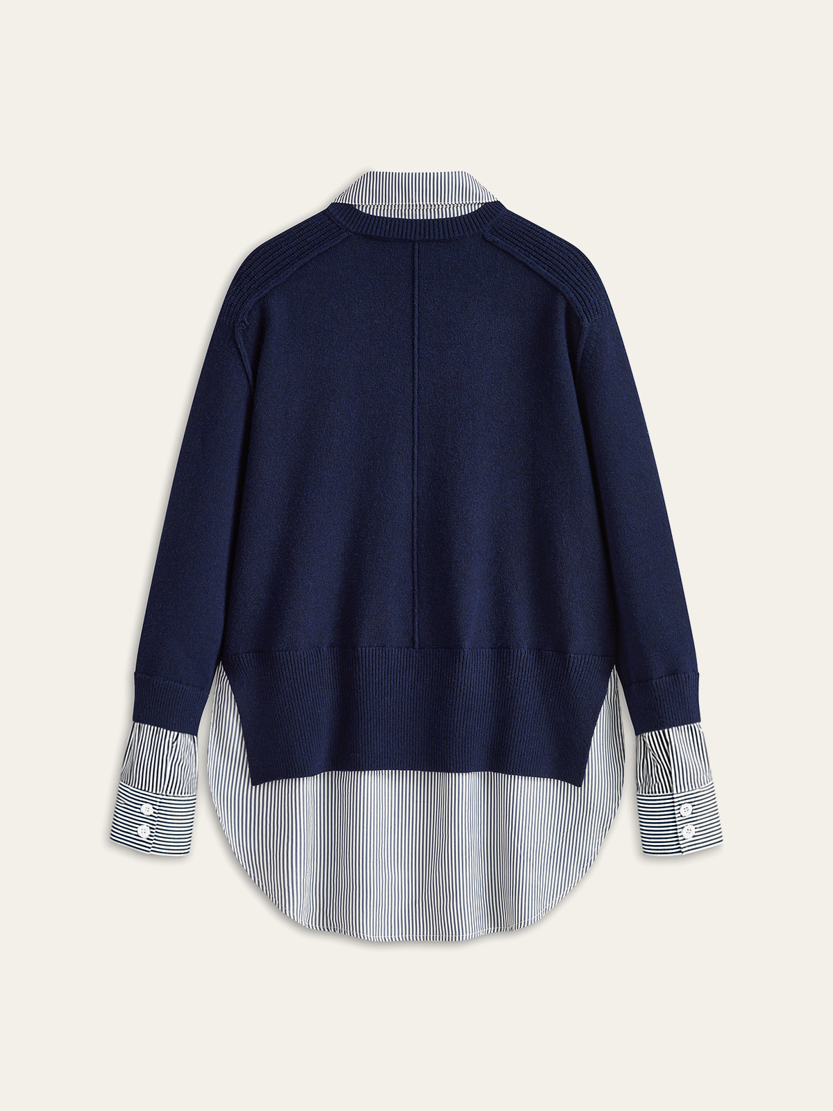2 in 1 Polo Sweater Versatile Layering Essential Unisex