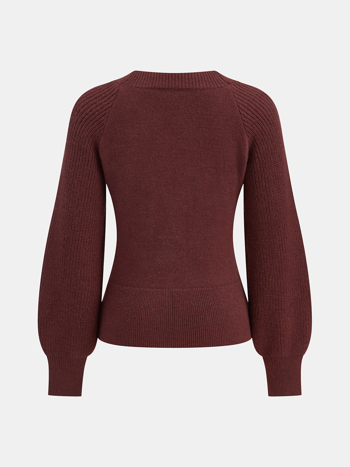 Asymmetrical Decor Button Sweater for Women Casual Style