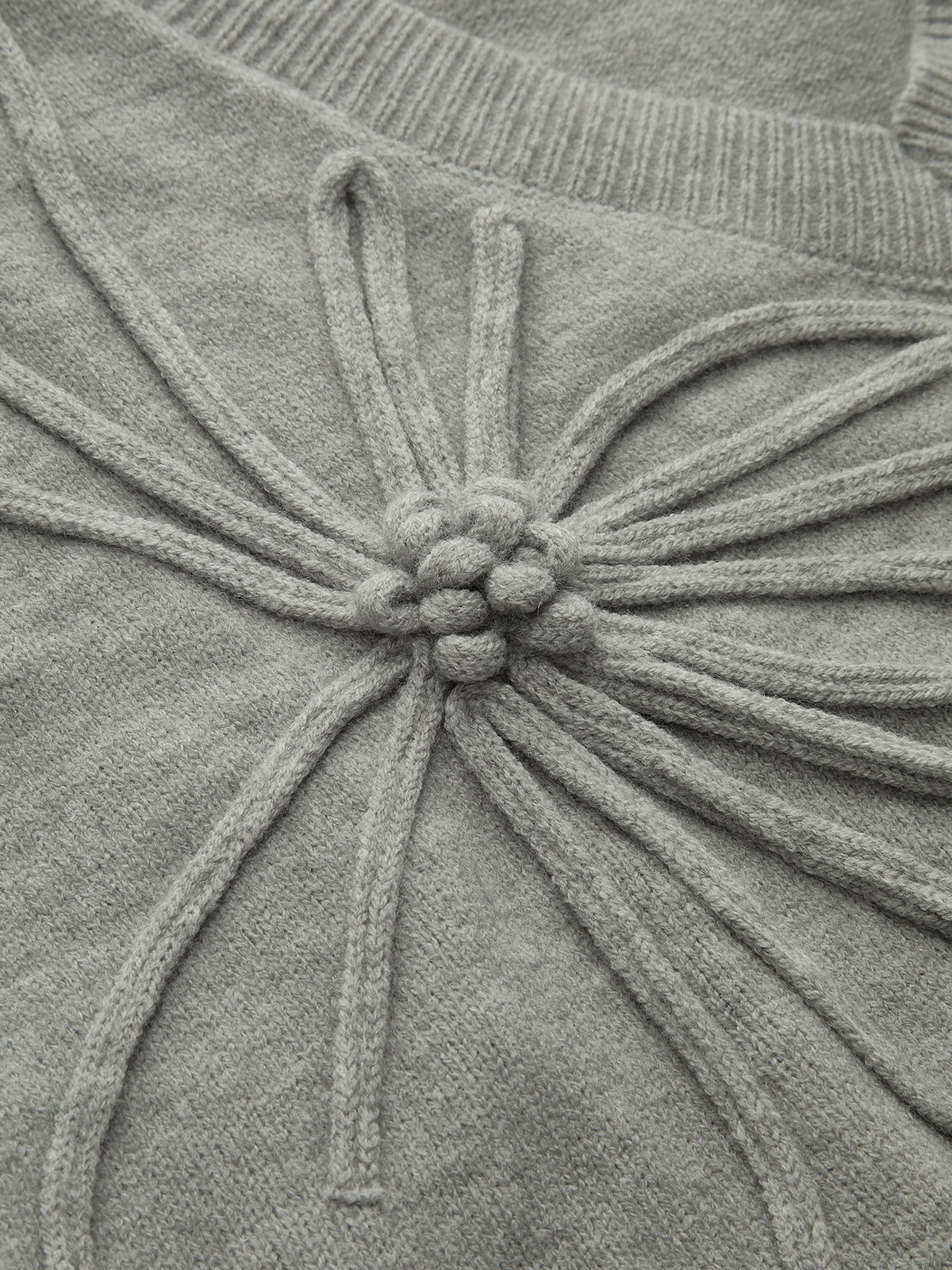 Floral Applique Cap Sleeve Knit Vest Elegant Embroidered Top for Women