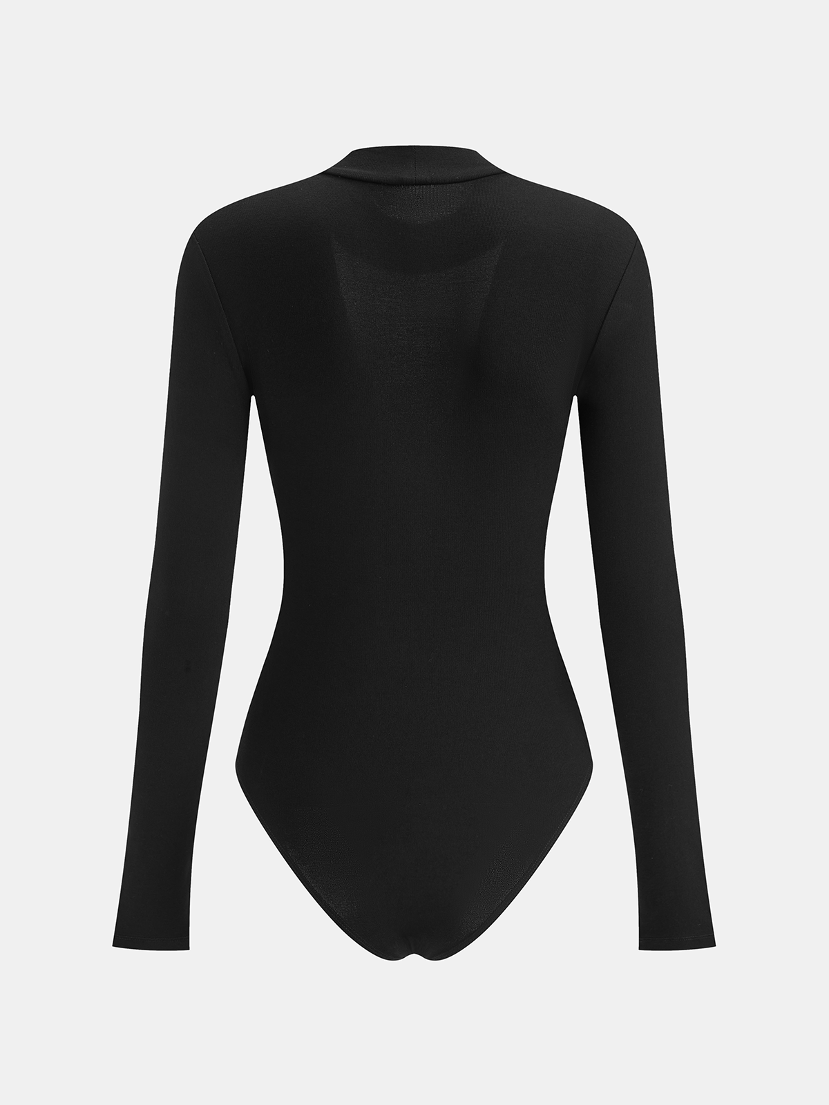 Sheered Crew Neck Bodysuits for Women Stretch Fit