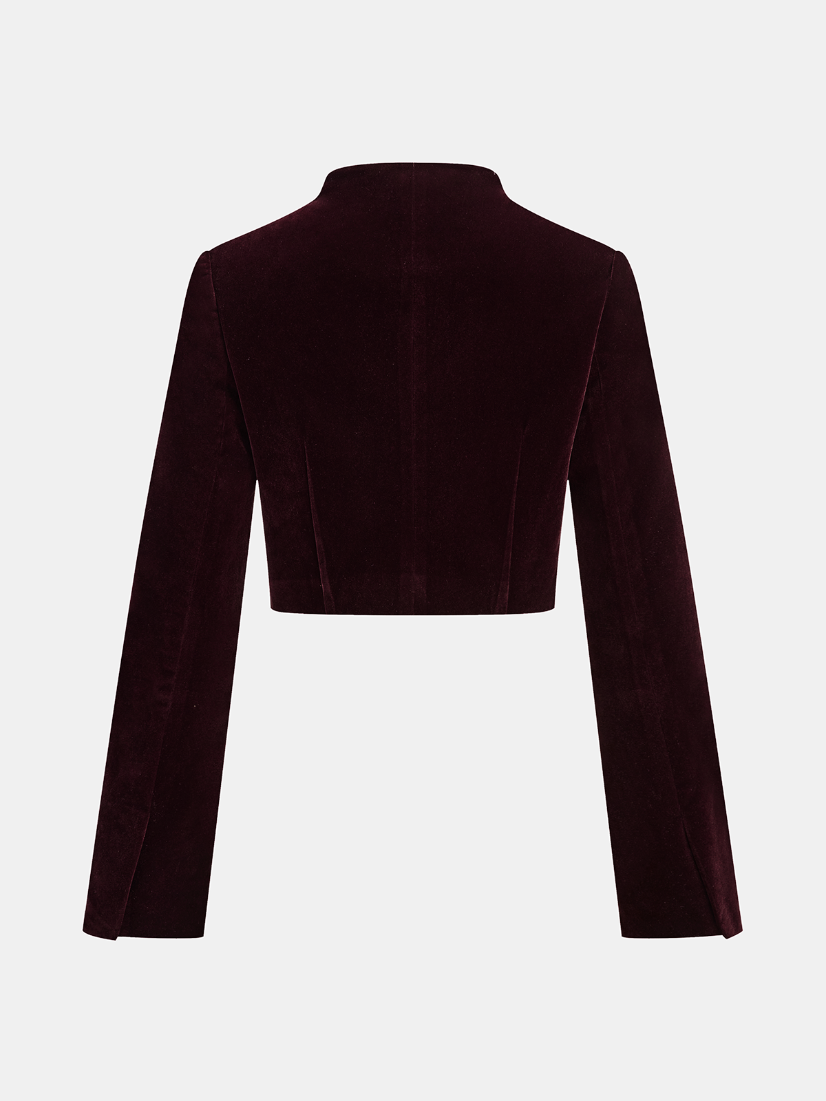 Enhanced Durability Metal Buckle Corduroy Stand Collar Jacket for Men