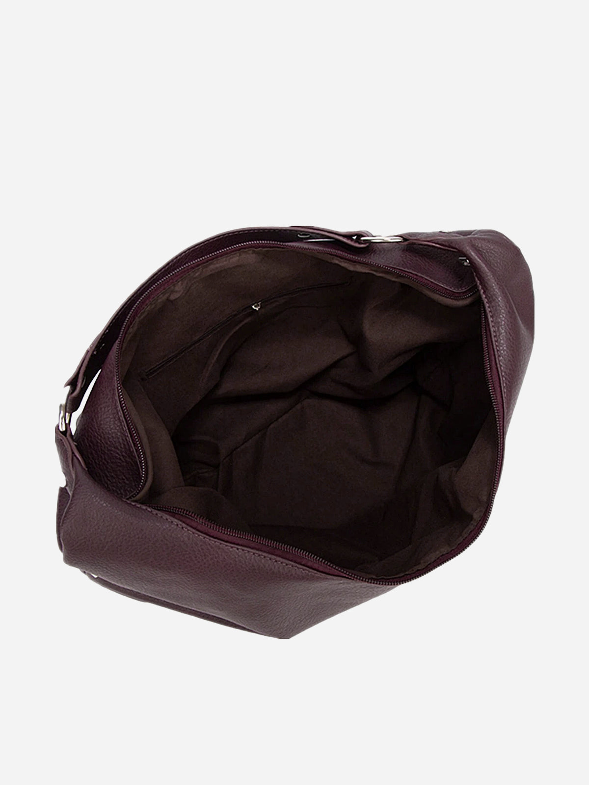 PU Leather Hobo Bag Spacious Everyday Shoulder Handbag