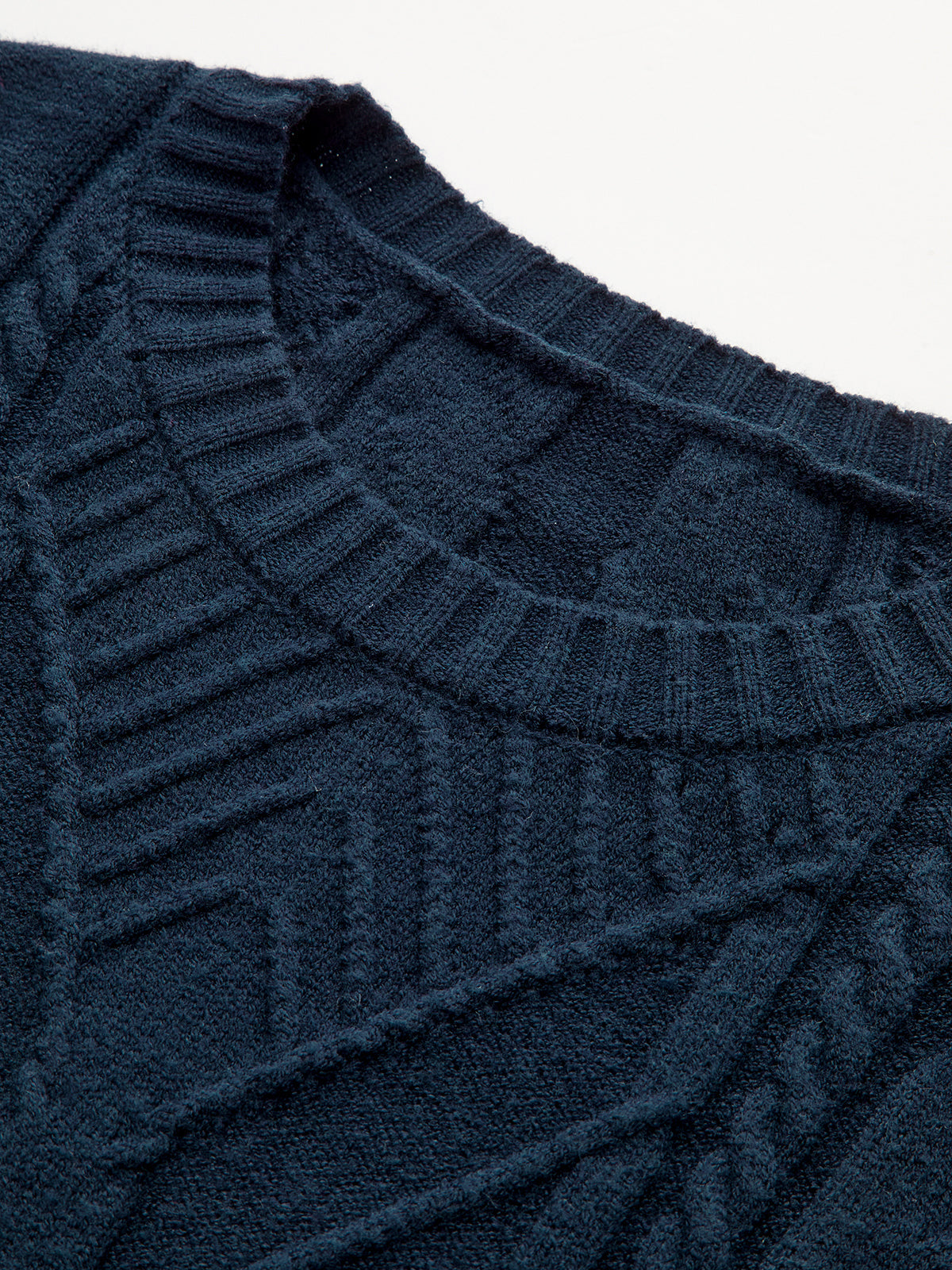 Cinched Waist Belted Cable Knit Top Women's Fashion Essential