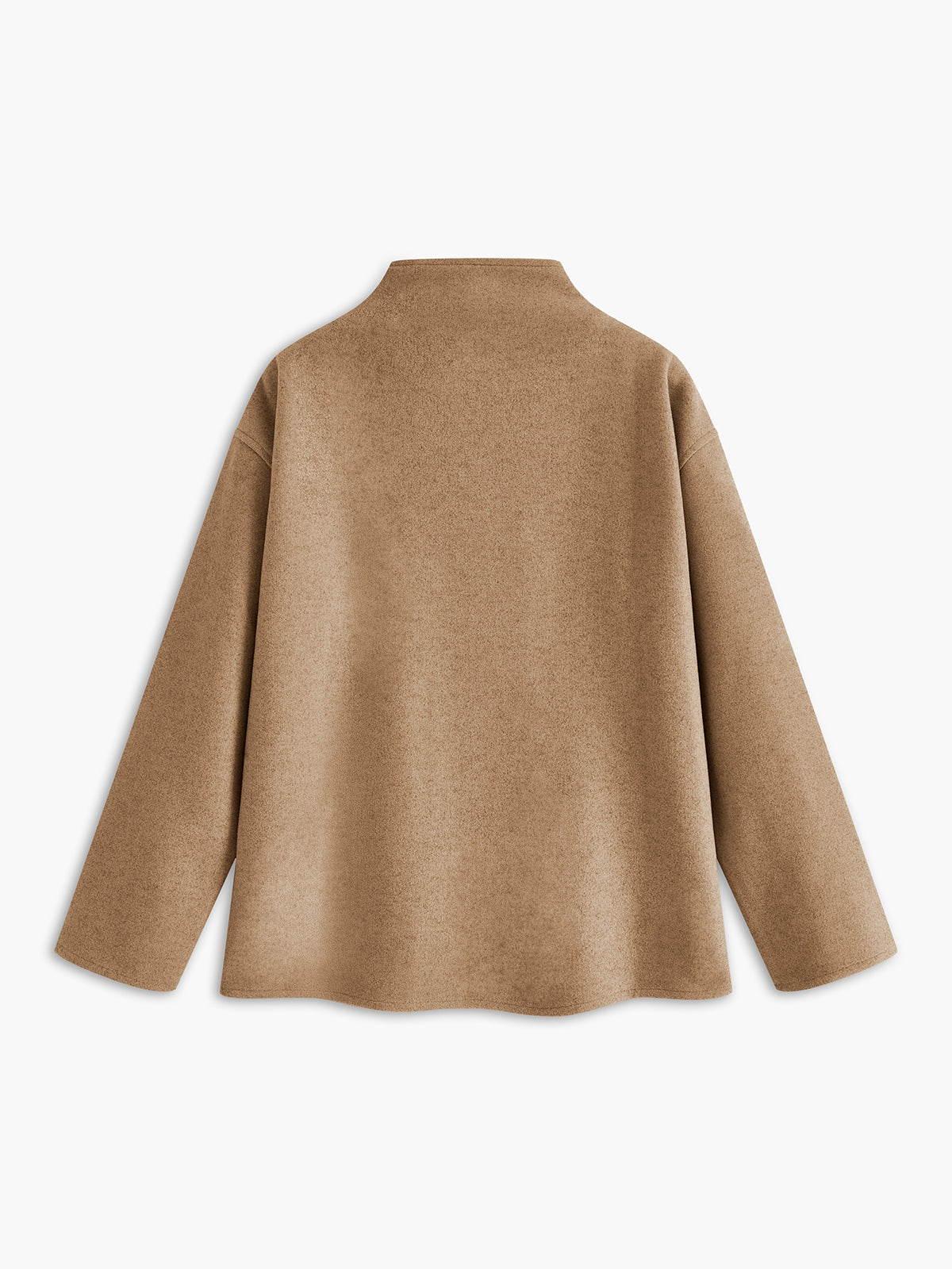 Oversized Button-Down Jacket for Men with Pockets