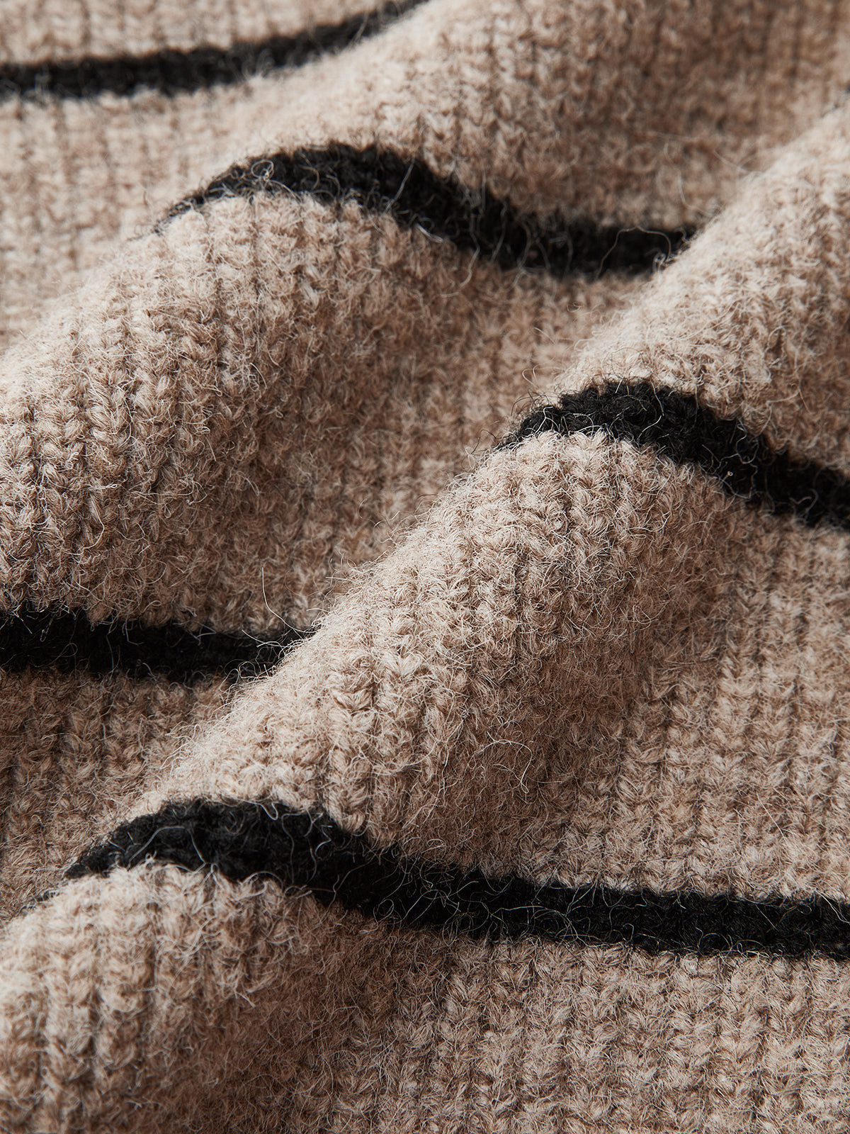 Striped Knit Vest with Tie Neck Detail, Sleeveless Layering Sweater
