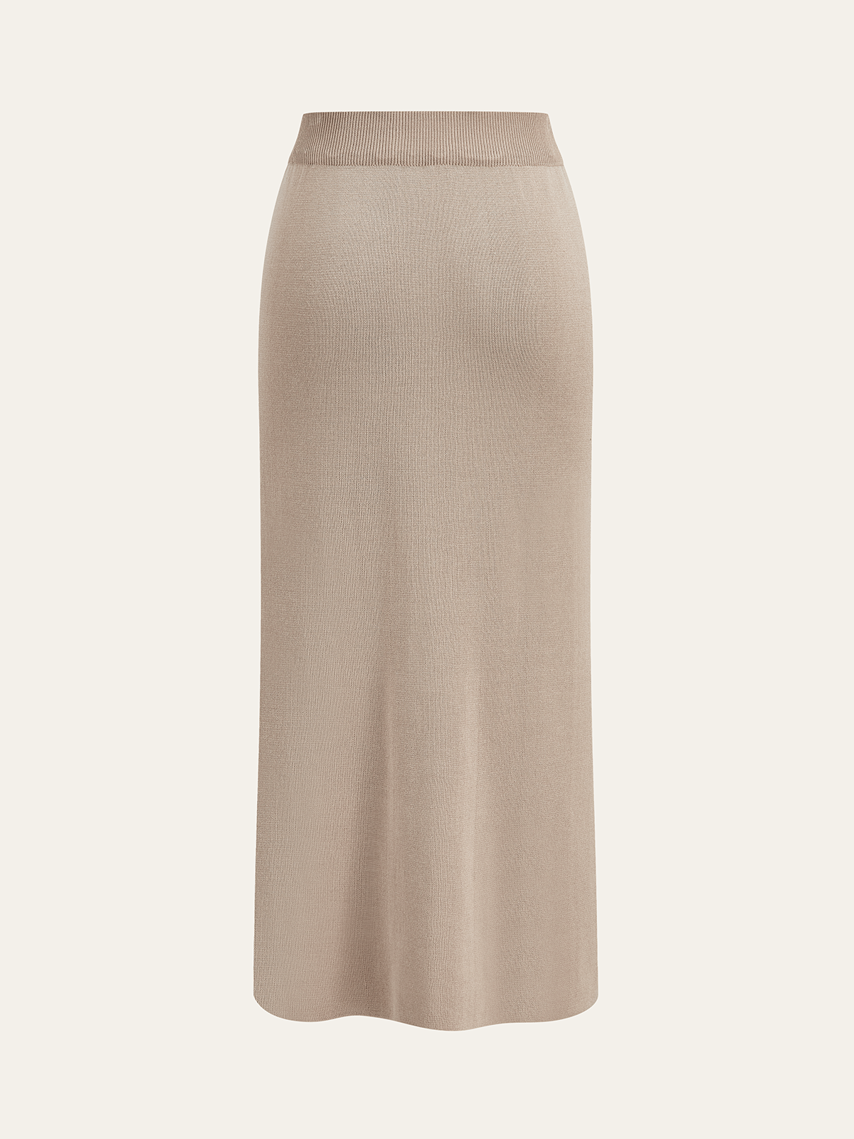 Metal Button Collared Cardigan and Midi Skirt Set - Trendy Women's Autumn Outfit