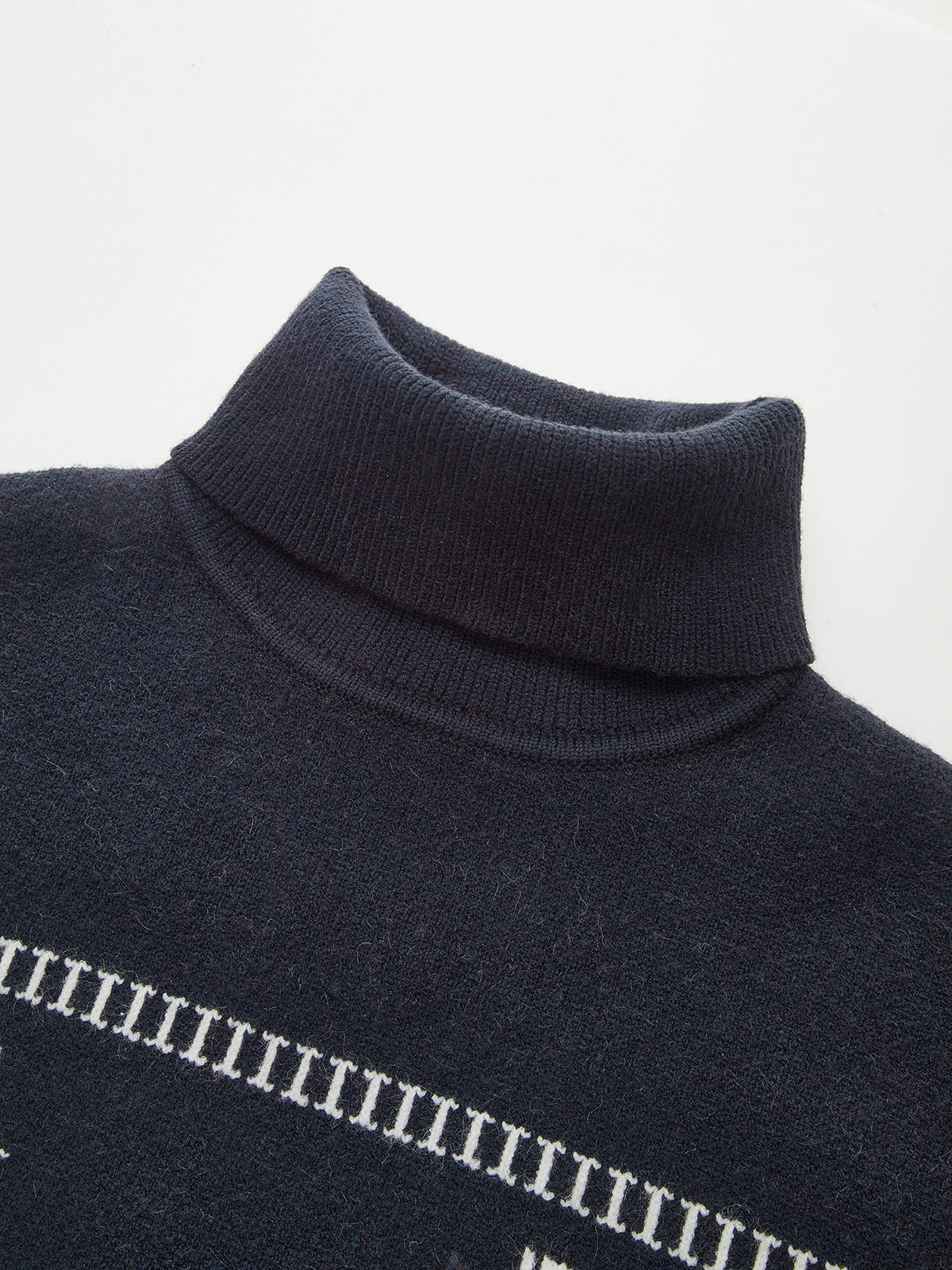 Horse-Pattern Cap Sleeve Turtleneck Sweater Vest for Women Comfort Fit