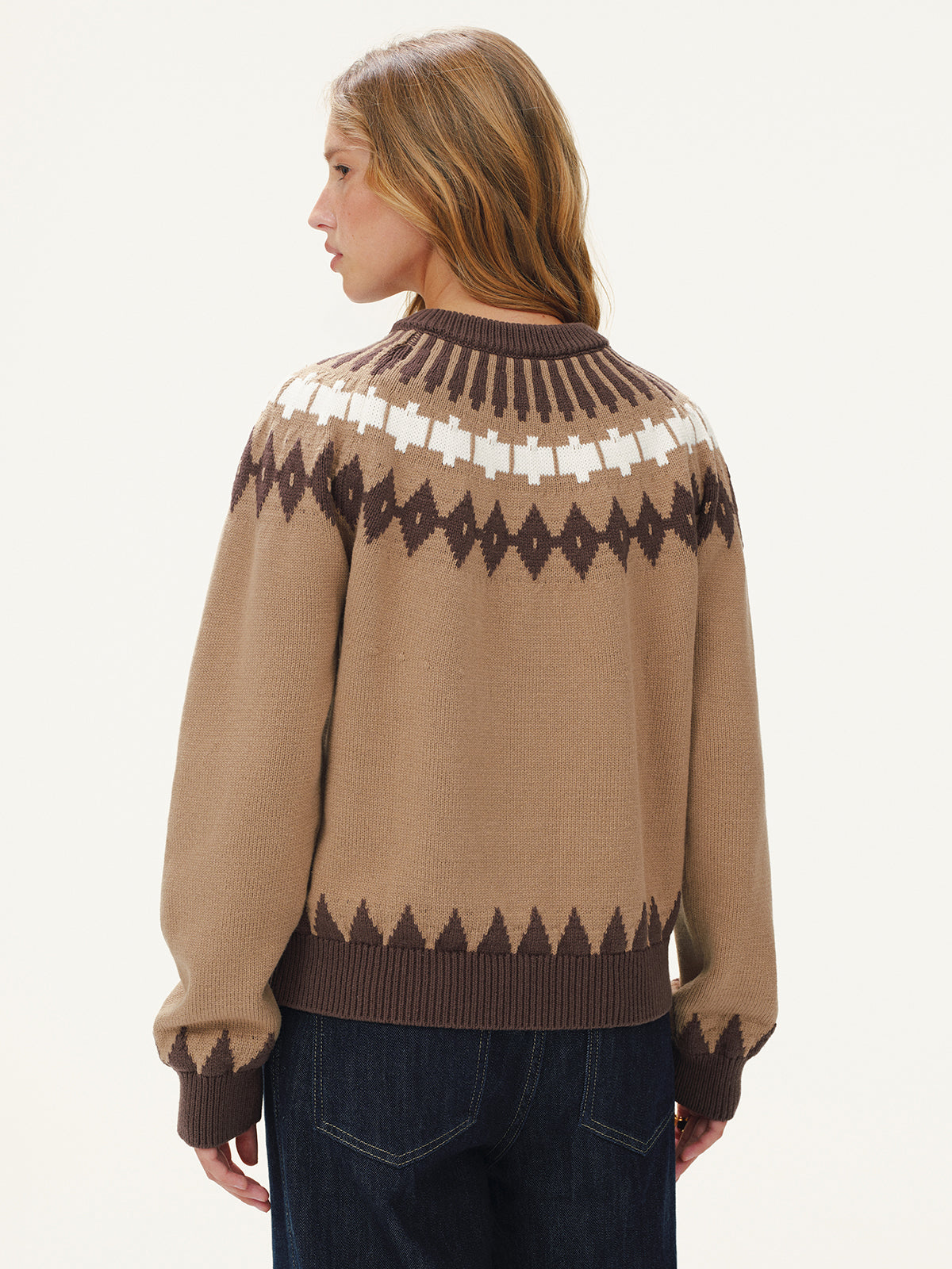 Fair Isle Knitted Sweater for Winter Comfort and Style