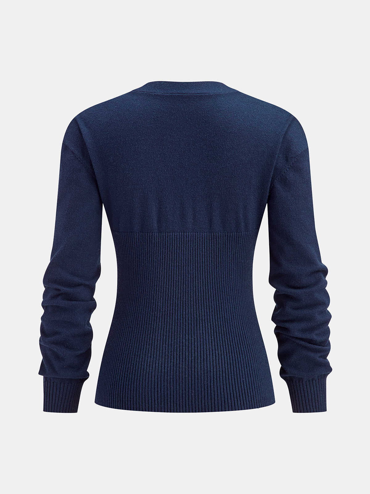 Hook-and-Eye Deep V-Neck Cardigan | Stylish Lightweight Women's Sweater