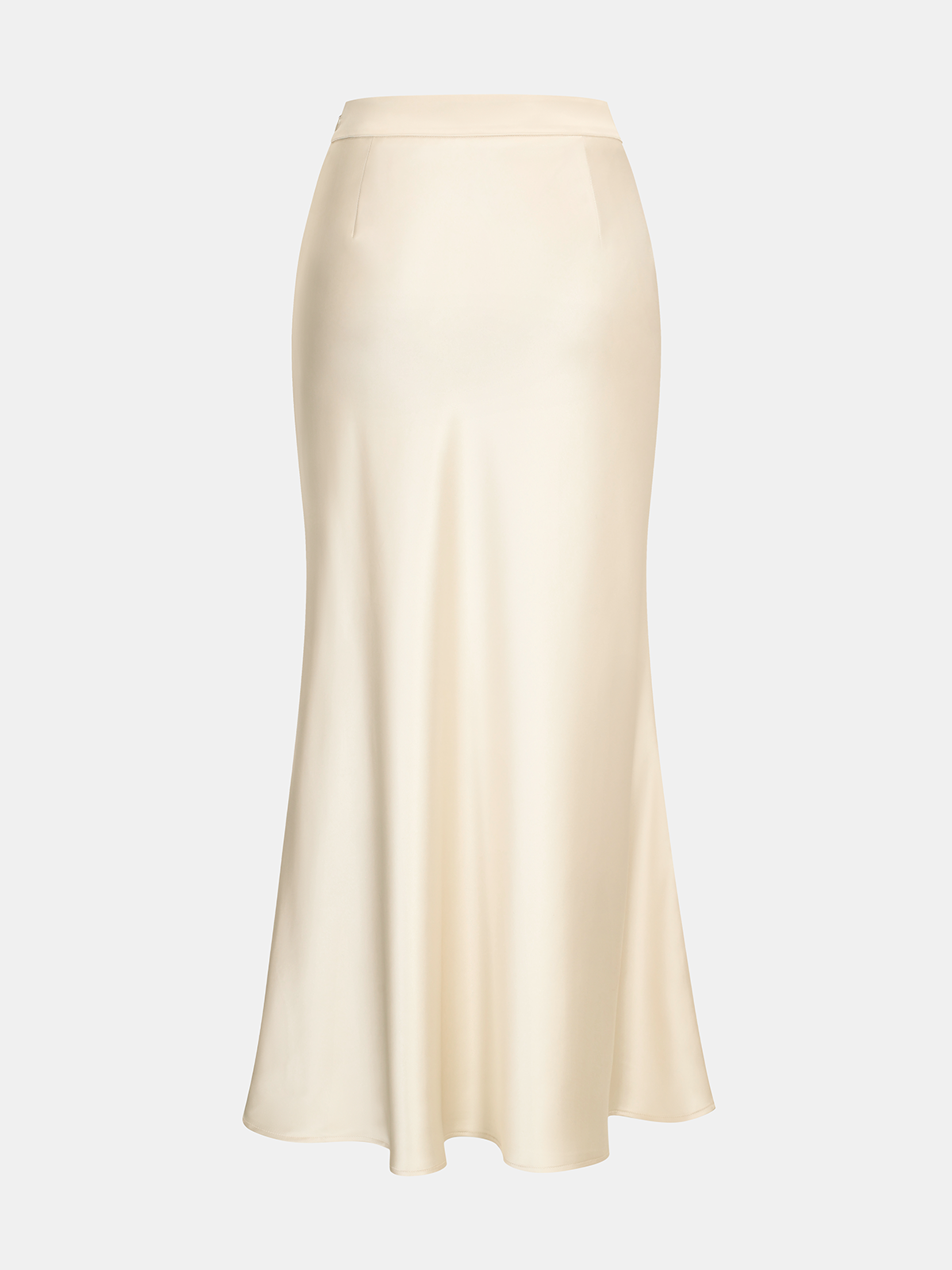 Satin Cowl Neck Top and Skirt Set for Elegant Evening Wear
