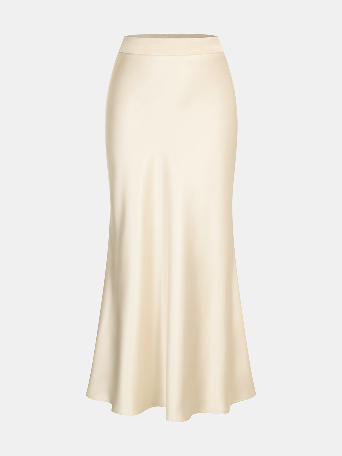Satin Cowl Neck Top and Skirt Set for Elegant Evening Wear